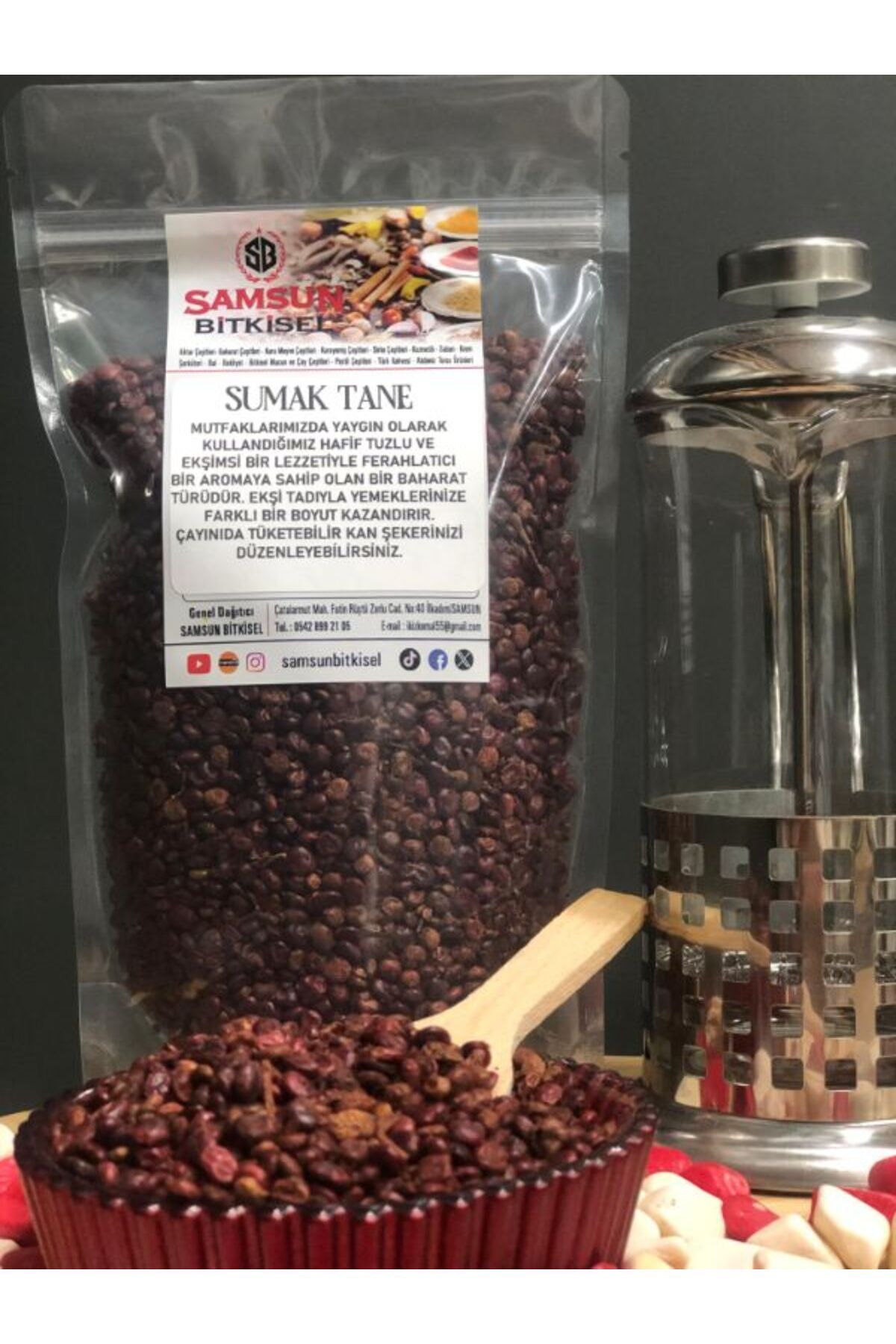 samsun bitkisel Sumak 200 Gram (tane)