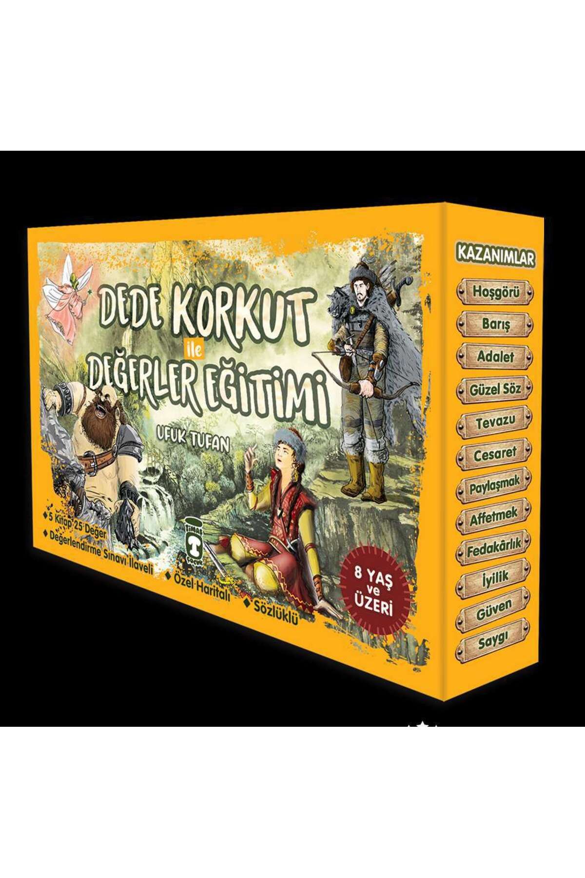 Timaş Çocuk Dede Korkut İle Değerler Eğitimi Set (5 Kitap)