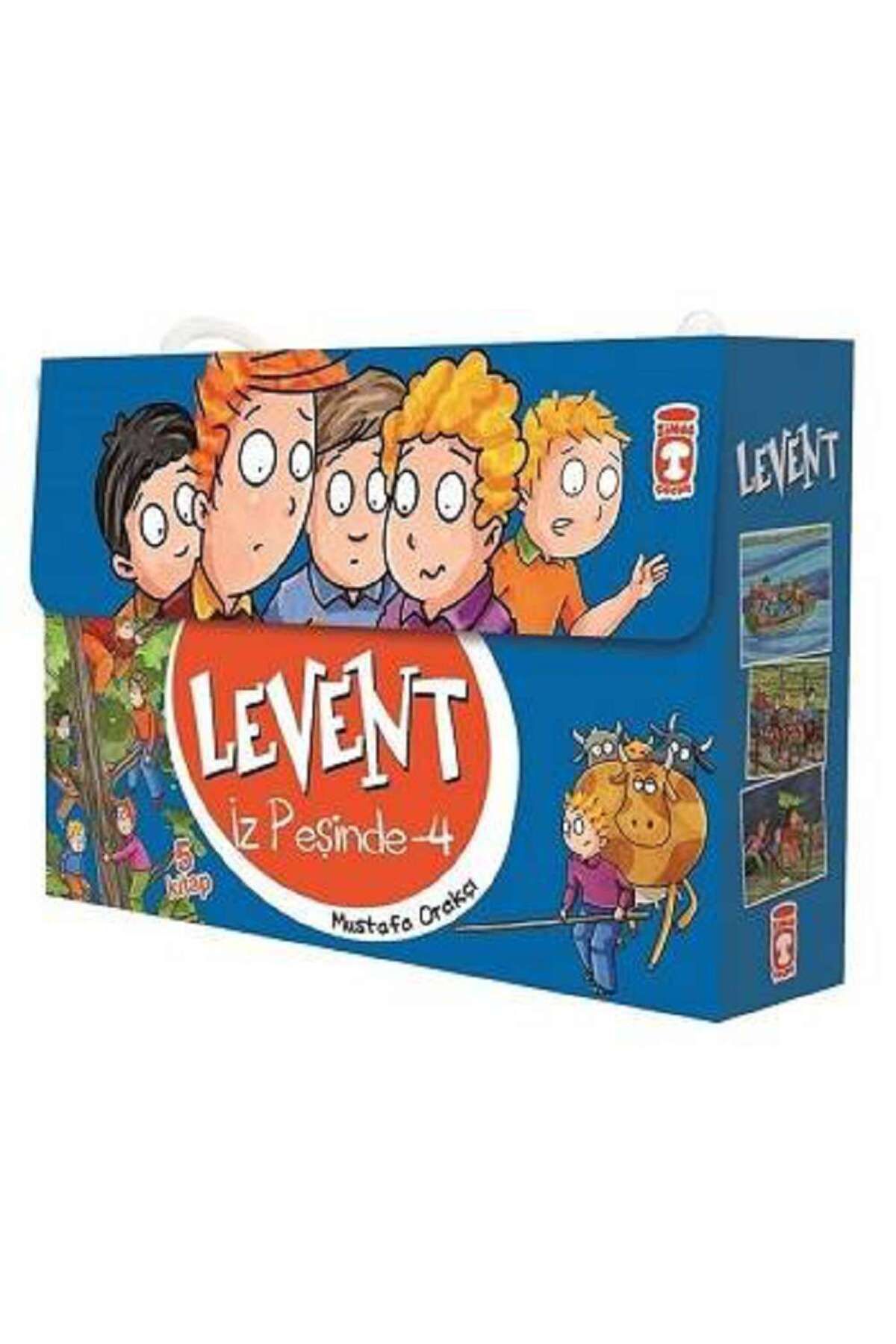 Timaş Çocuk Levent İz Peşinde 4 Seti (5 Kitap)