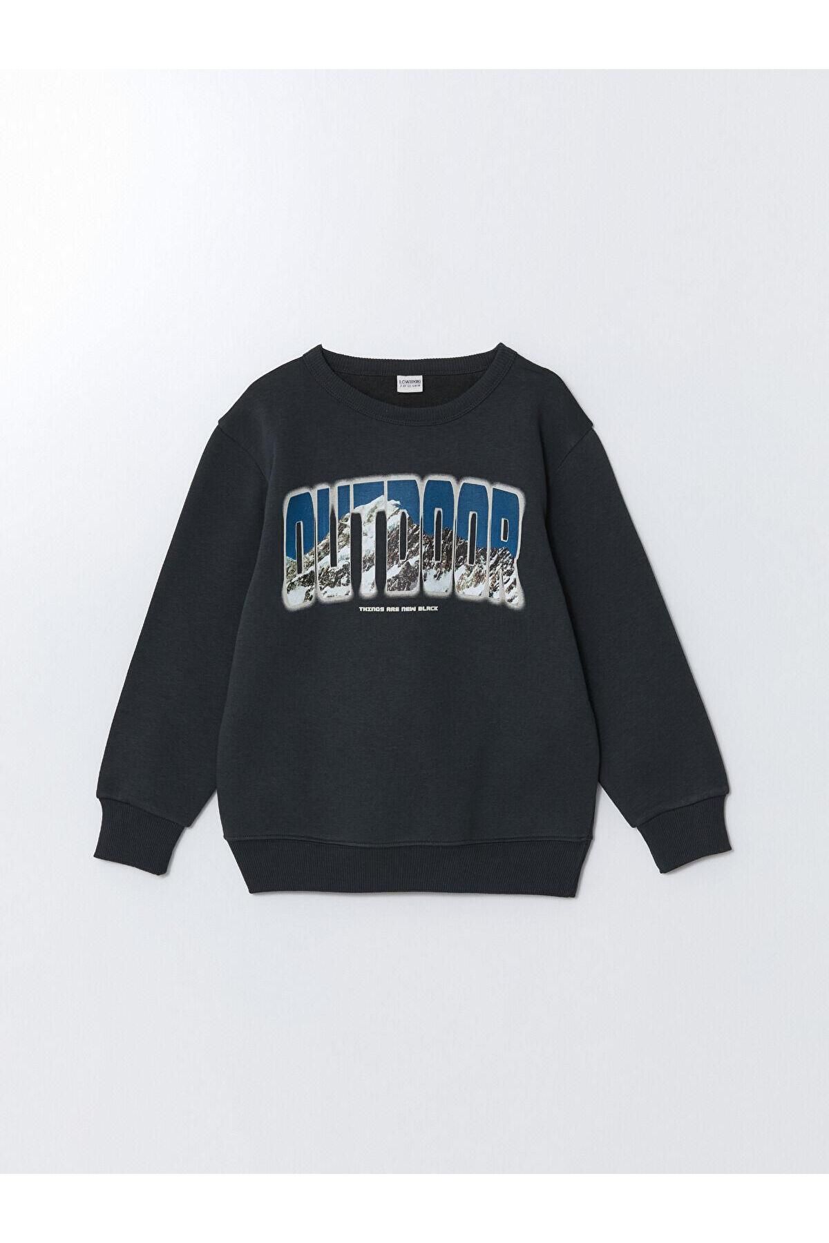 ست لباس ورزشی ضخیم پسرانه Crew Neck LC Waikiki