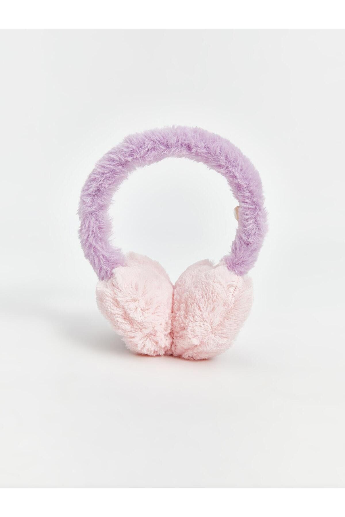 LC Waikiki-Lcw Accessories Embroidered Plush Girls' Earmuff 2