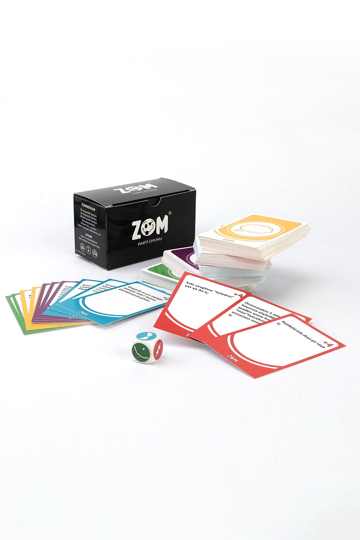 Metranya-New Year's Concept Taboo and Zom Party Shot Game Set of Two, Christmas Card Game, Let's Tell It, Drinking Game 4