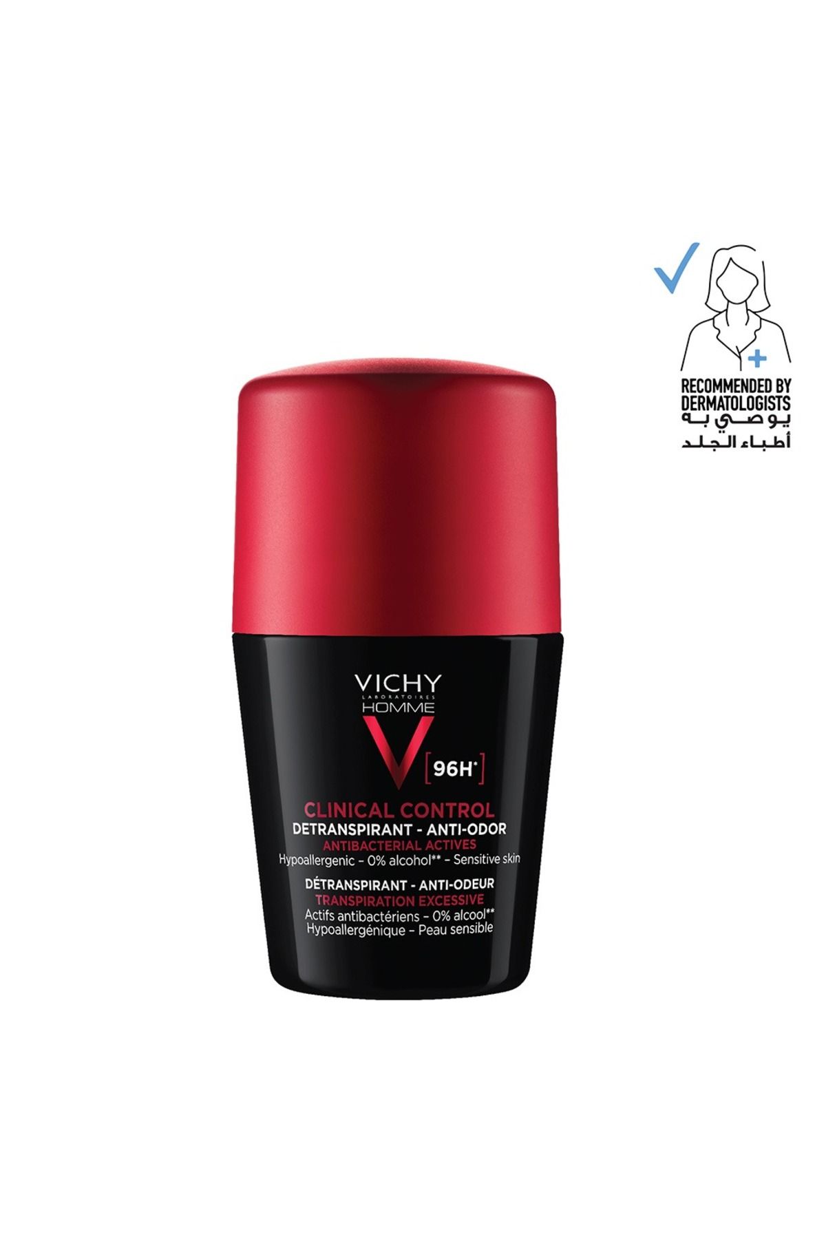 Vichy Vichy Homme Clinical Control Deperspirant 96h 50 ml