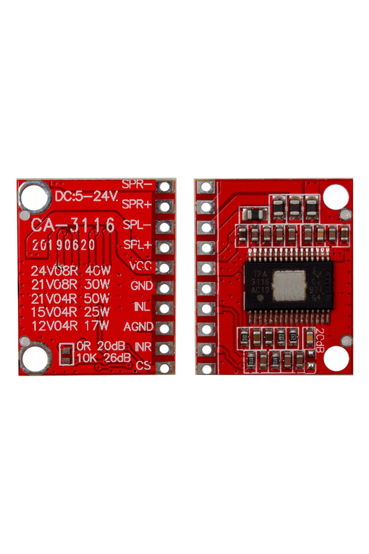 BOL ÇEŞİT BURADA Ca-3116 Audıo Modul Tv Ses Kartı 5 Volt - 24 Volt Arası