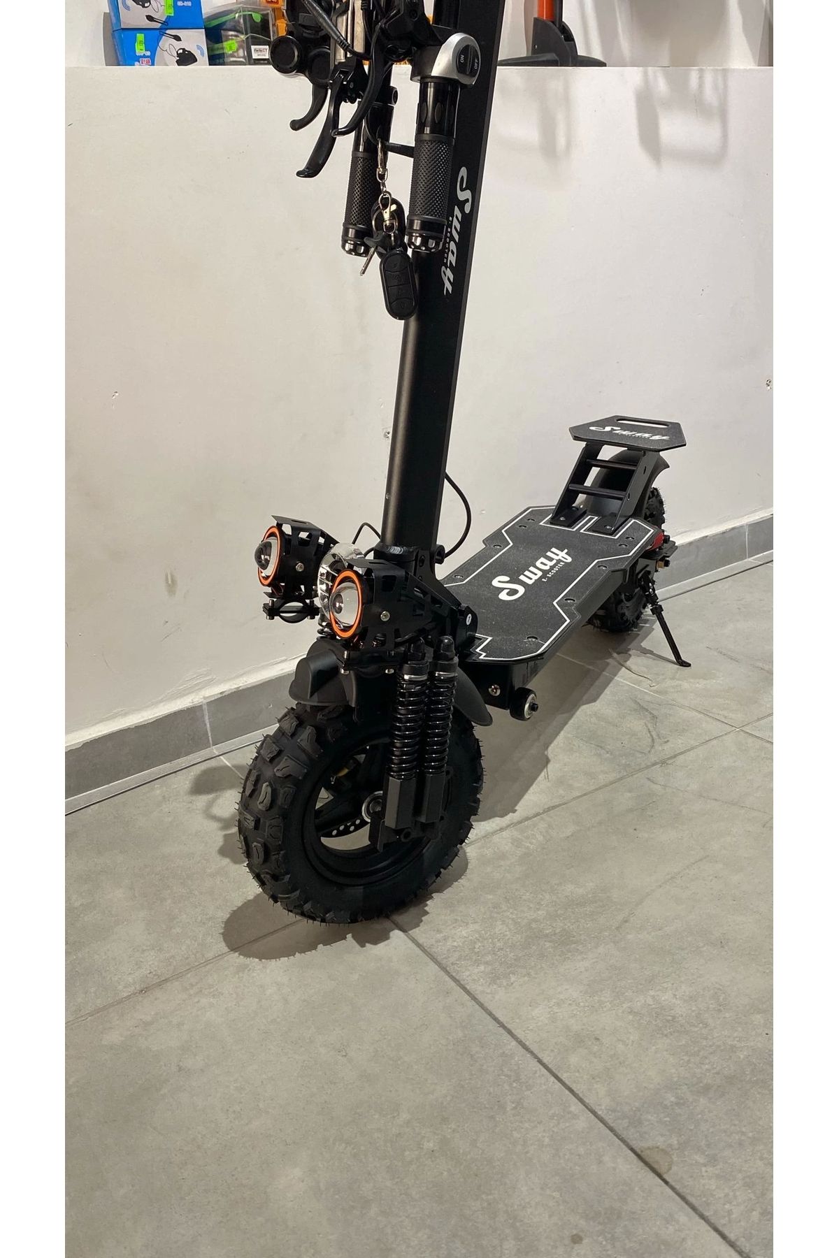 Sway Pum Çift Amortisörlü 1000w 10 Inç Elektrikli Scooter