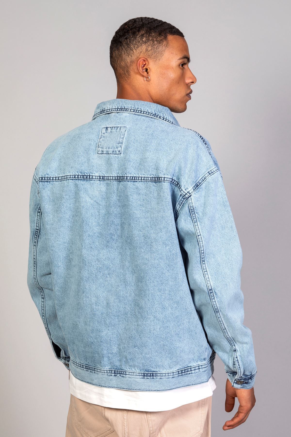 کت آبی مردانه جیب شلوار یخ اورجینال LTC Jeans