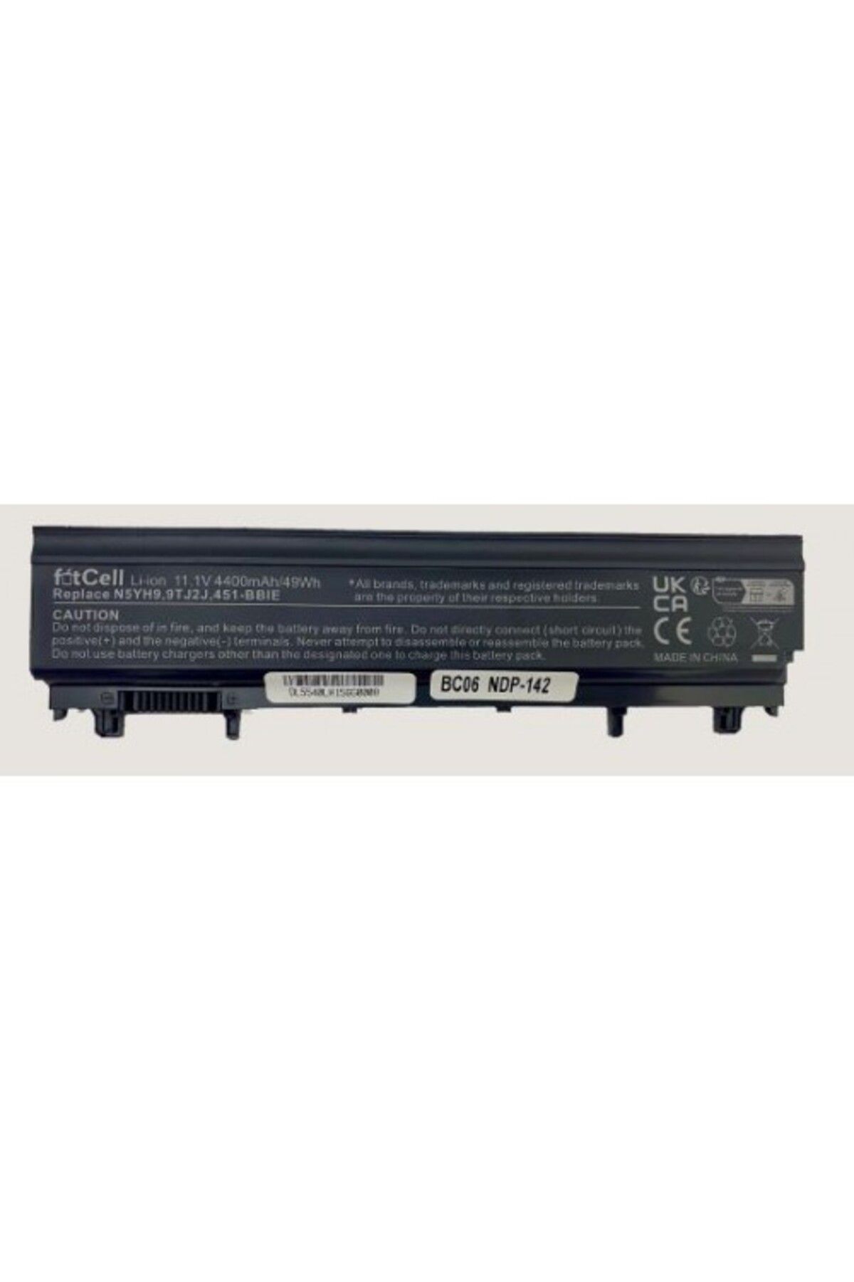 FITCELL Dell 312-1351,451-BBIF,9TJ2J uyumlu Notebook batarya - pil