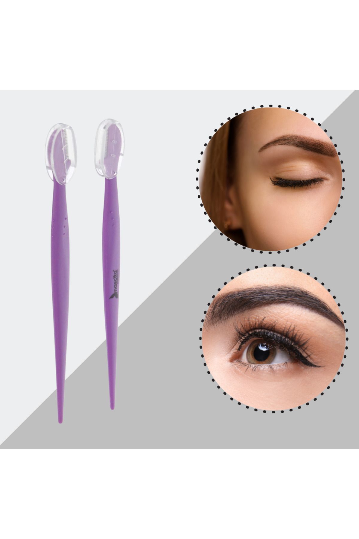 nascita-Professioneller Augenbrauenrasierer, 2-teiliges Set 2