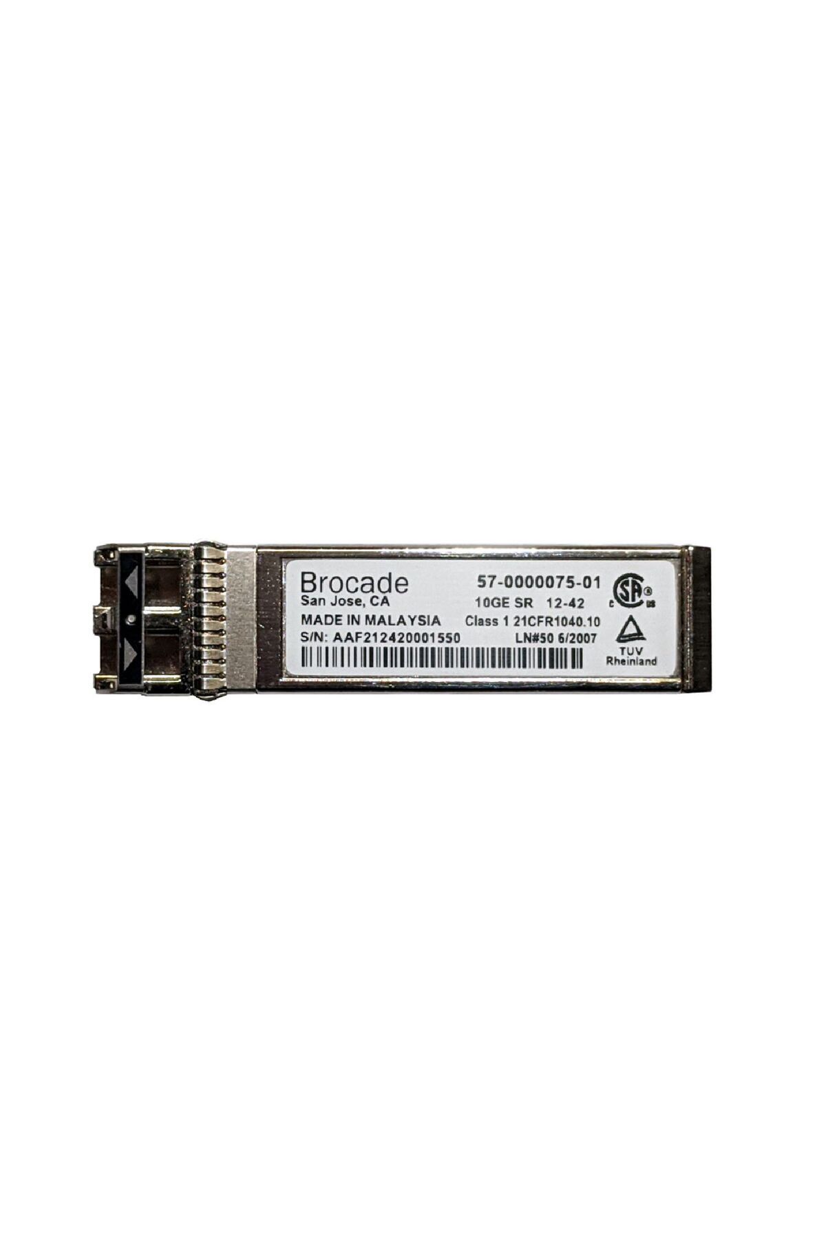 BROCADE 10GE SR SFP+ Modülü 850nm 57-0000075-01