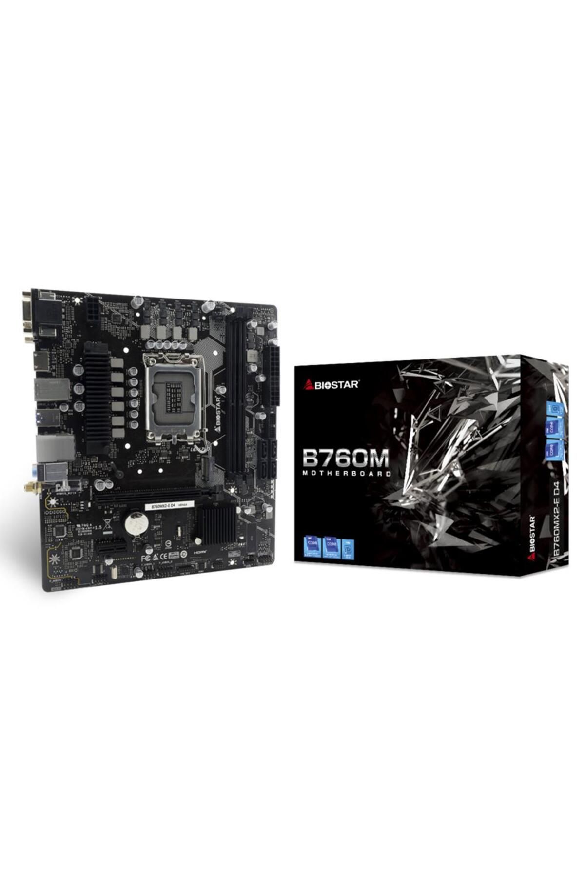 Biostar B760mx2-e Ddr4 4400mhz Lga1700 Micro Atx Anakart