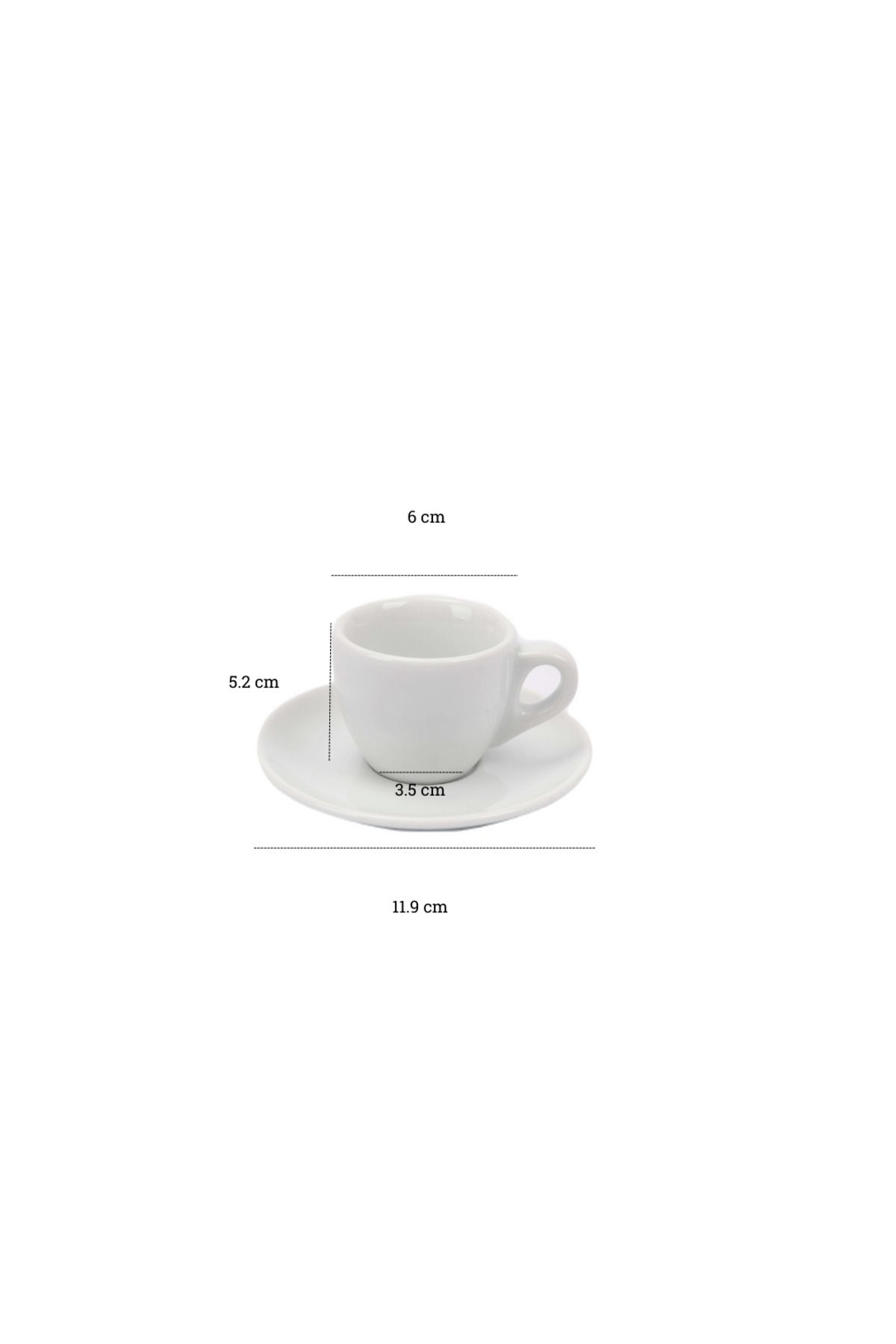 Antica Tostatura Triestina-Ancap Verona Porcelain Espresso Cup and Plate Set (WITHOUT LOGO) 2