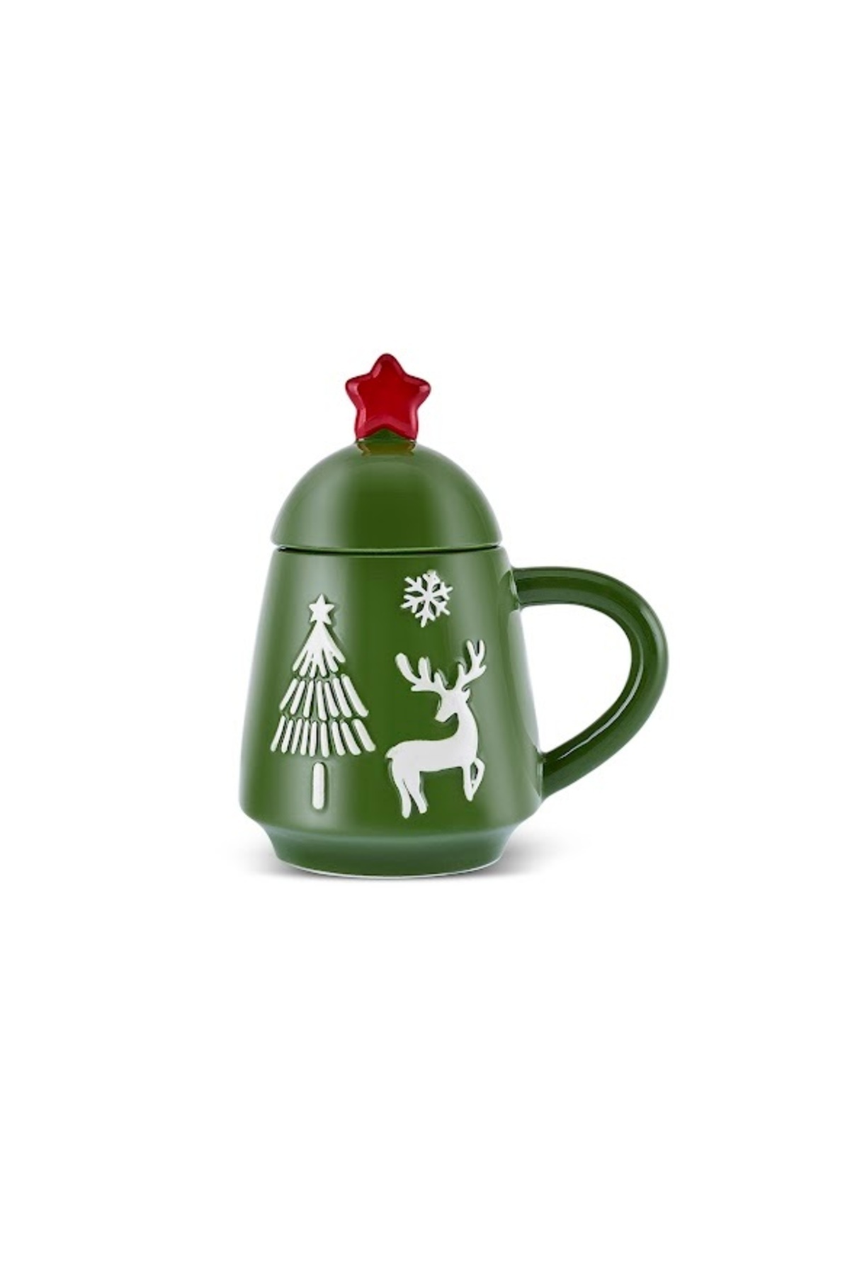 Karaca-Christmas Green Mug - 360 ml 2