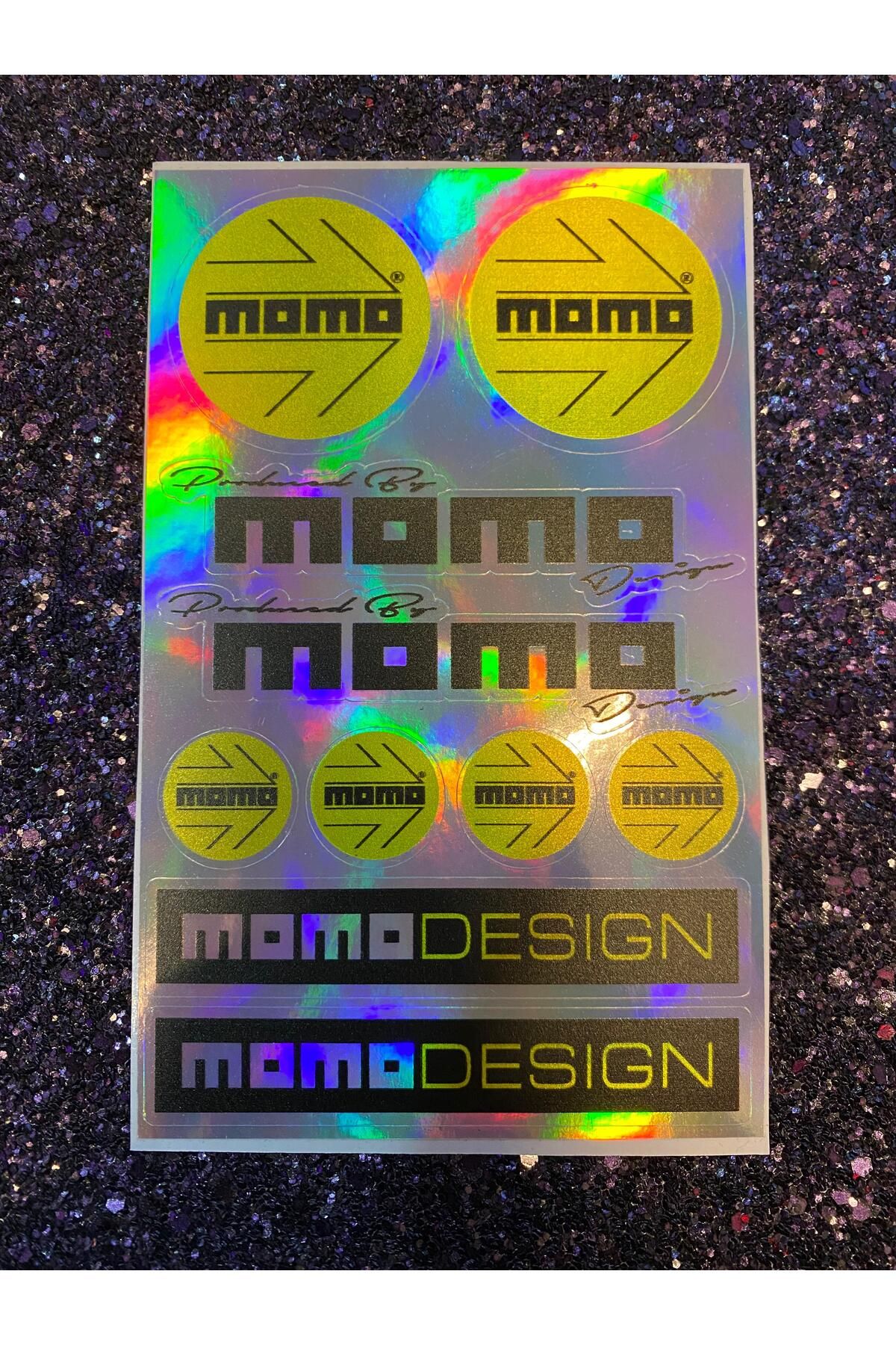 GK GARAJ-Momo Written Hologram Mini Sticker 1