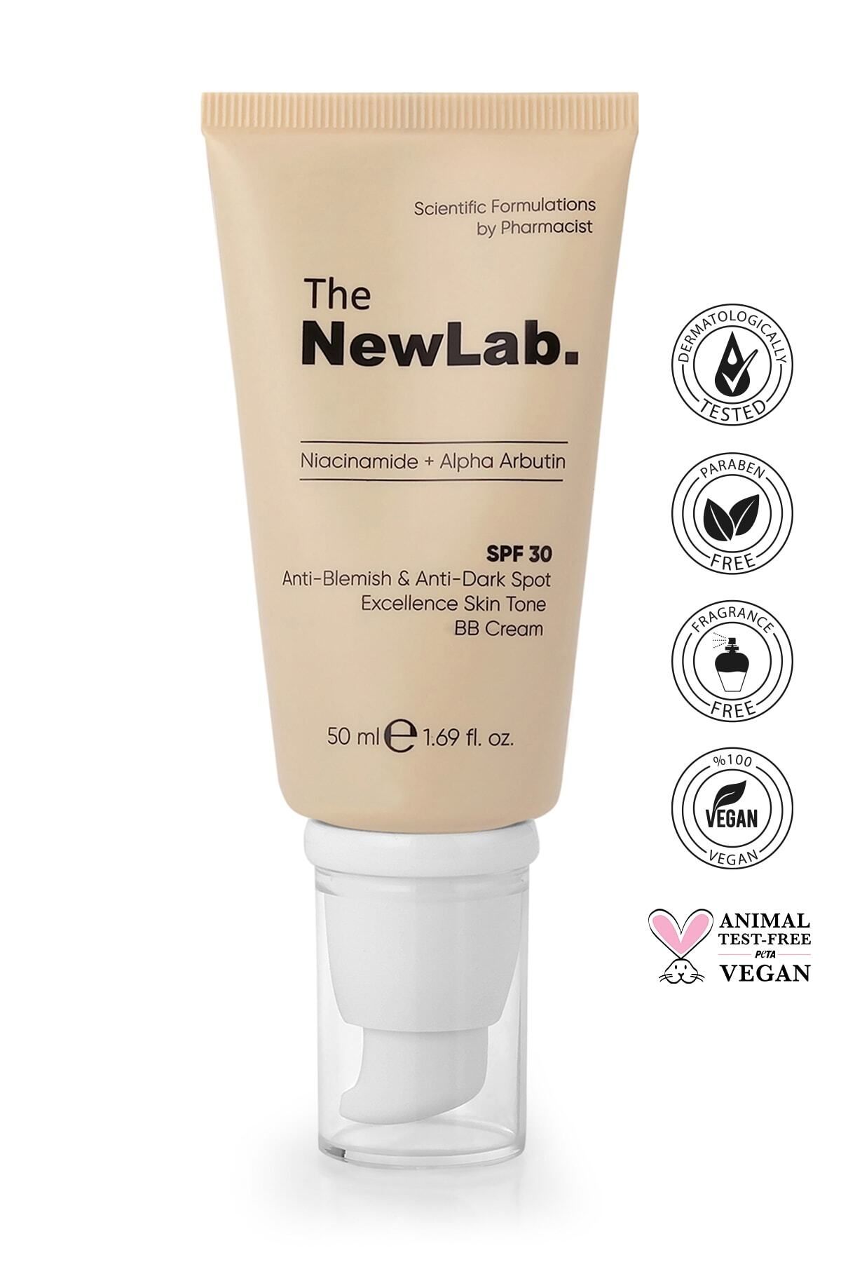 The NewLab Akne Ve Leke Karşıtı Cilt Tonu Eşitleyici Spf 30 Bb Krem-niacinamide+alpha Arbutin