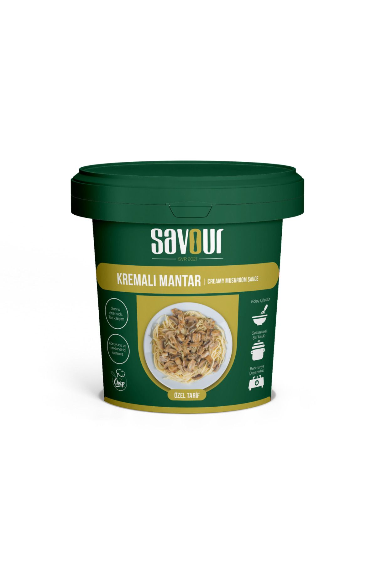 SVR Kremalı Mantar Makarna Sosu - 500 gr