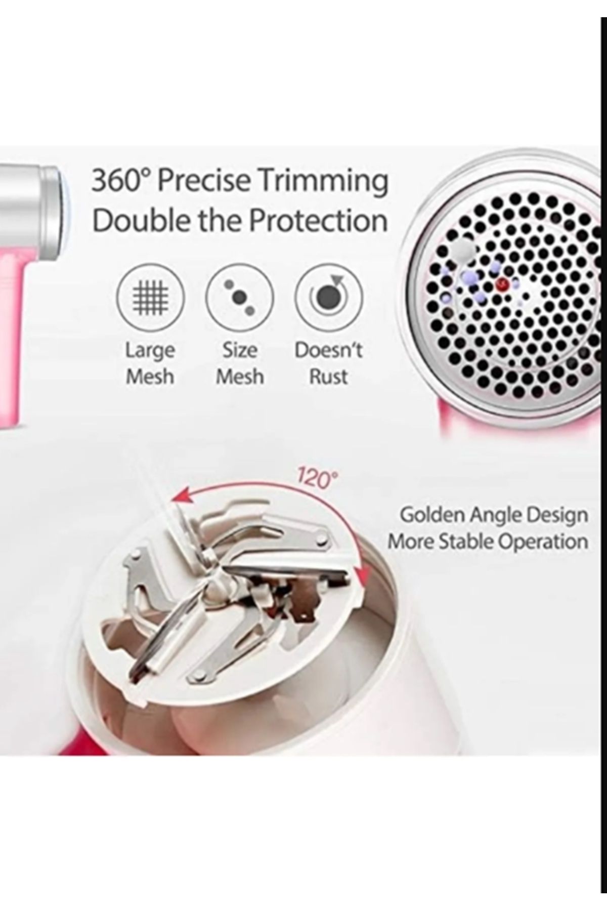 gaman-Wireless Handheld Clothes and Lint Removal Tool with 3 Replaceable Brush Heads 6