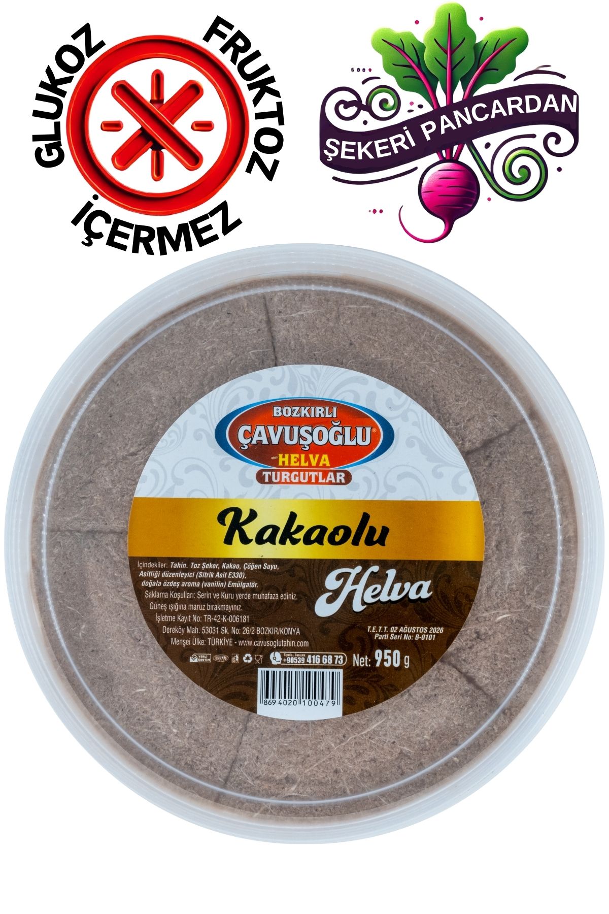 Bozkırlı Çavuşoğlu Kakaolu Tahin Helvası 950g