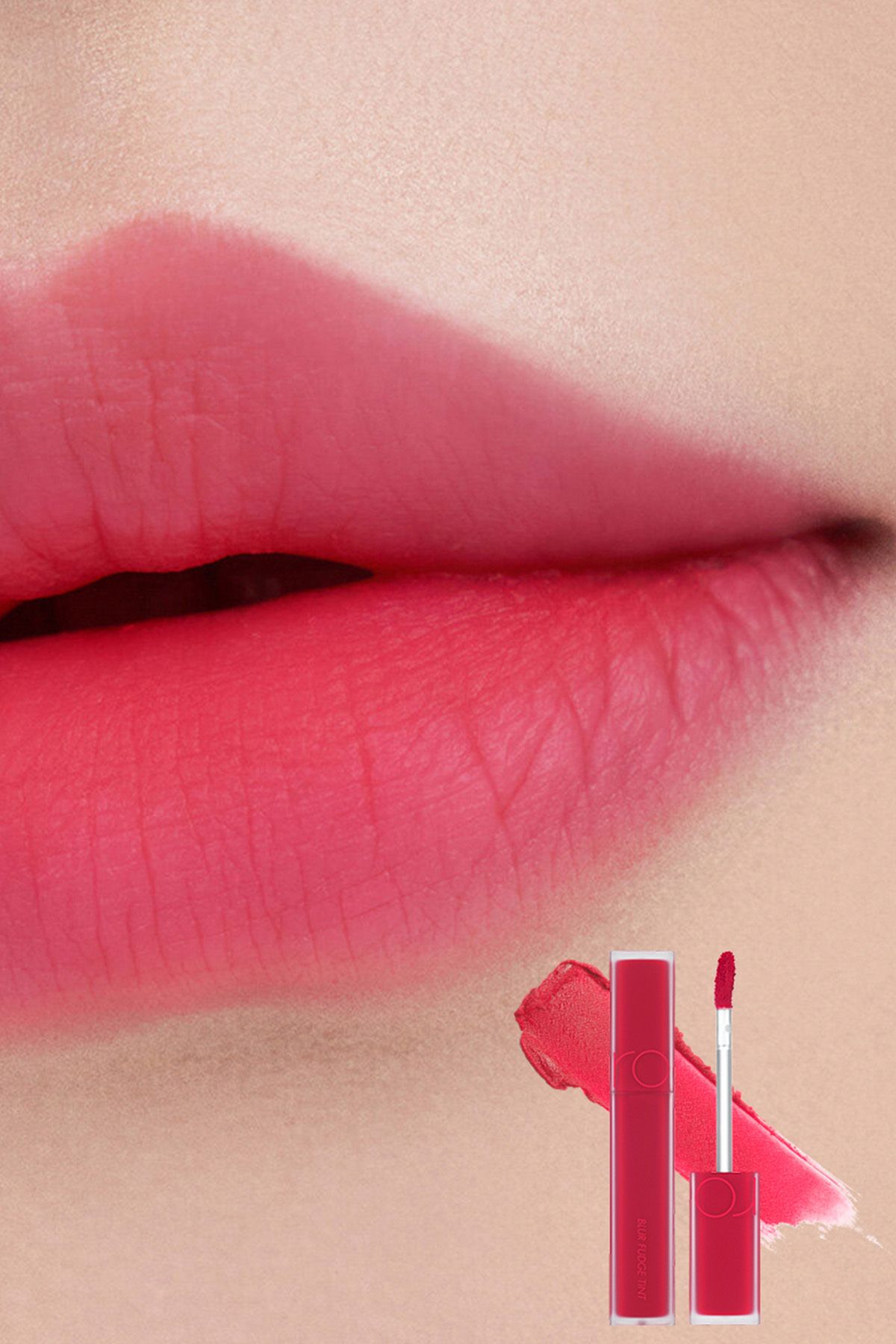 Romand-Blur Fudge Tint Fuchsia Vibe (Vi̇oni̇ne) Providing a Matte and Smooth Look 2