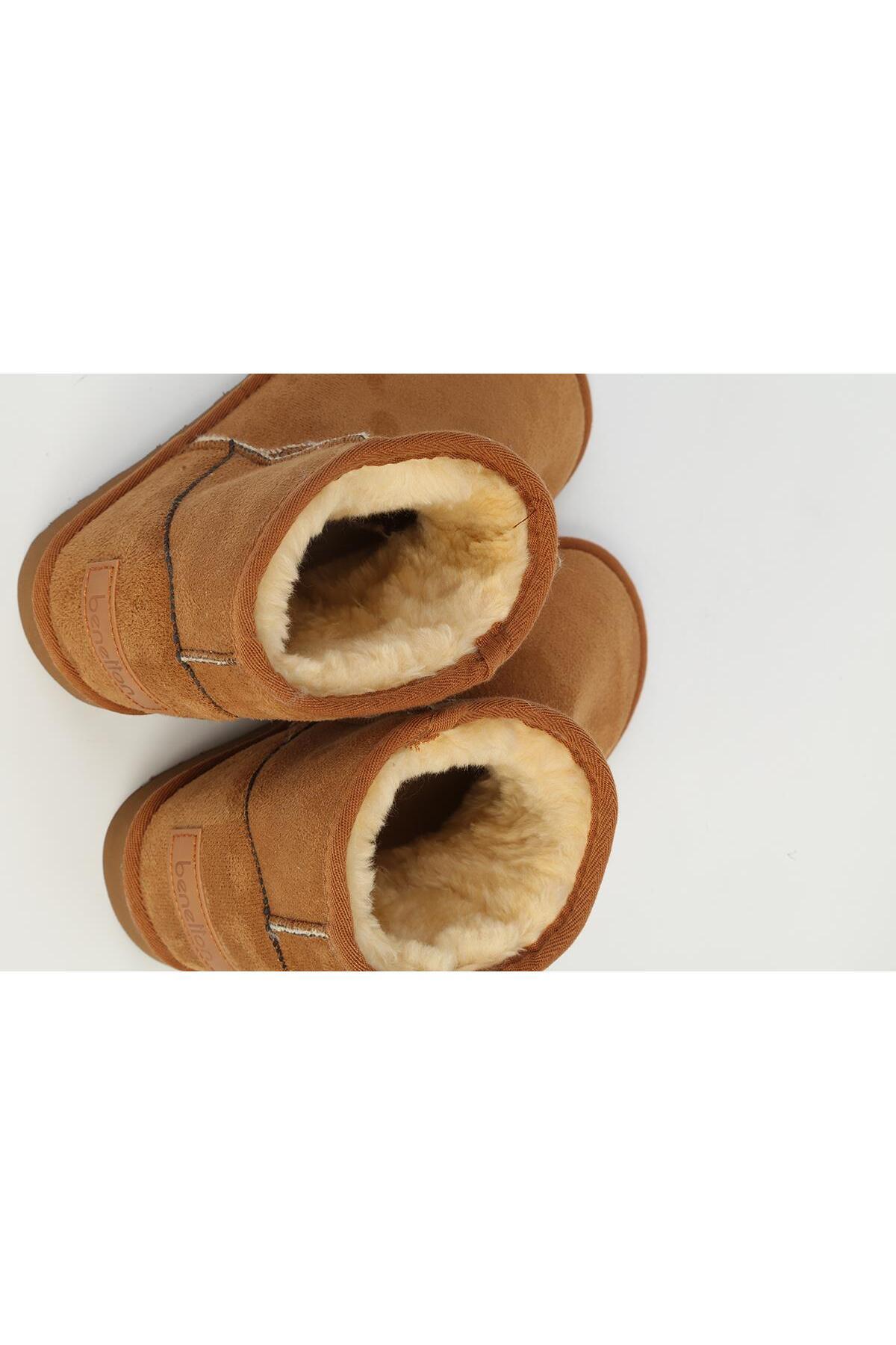 Benetton-®   Tan γυναικείες μπότες BN-50148 4
