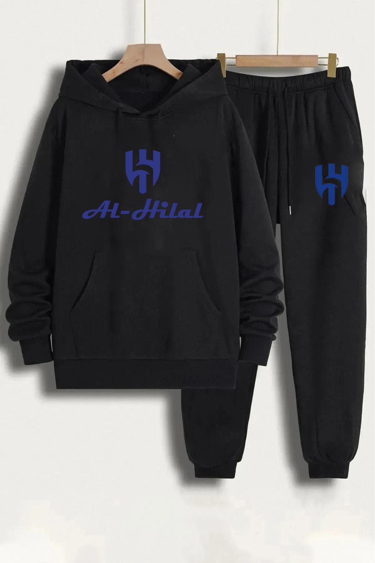 Pisa Art Al Hilal Özel Tasarım Kapşonlu Sweatshirt & Eşofman Altı 2'li Kombin