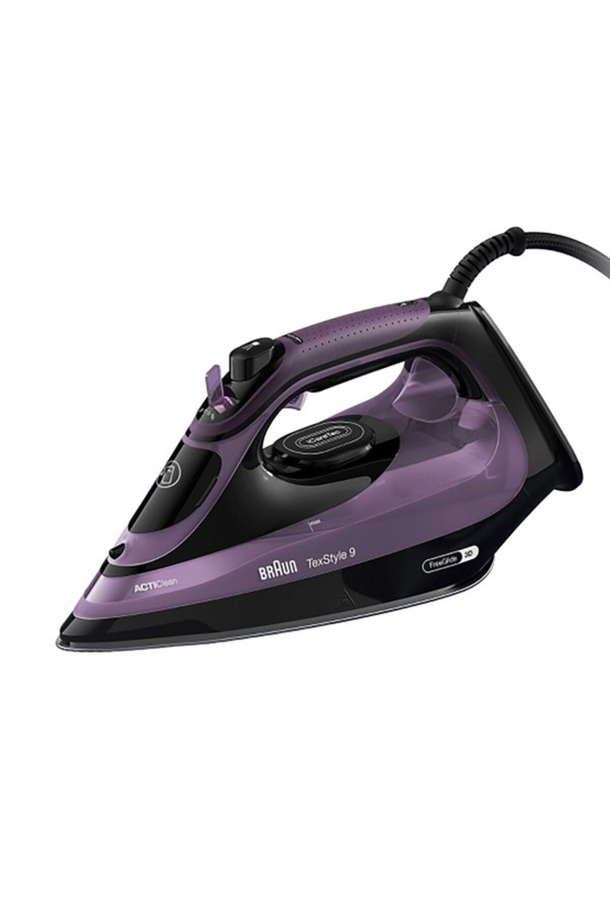 Braun-Braun Steam Iron 3100W, iCare Tech, FreeGlide 3D, Vertical Steamer, 70% Eco Mode, Auto Off - SI9661 1