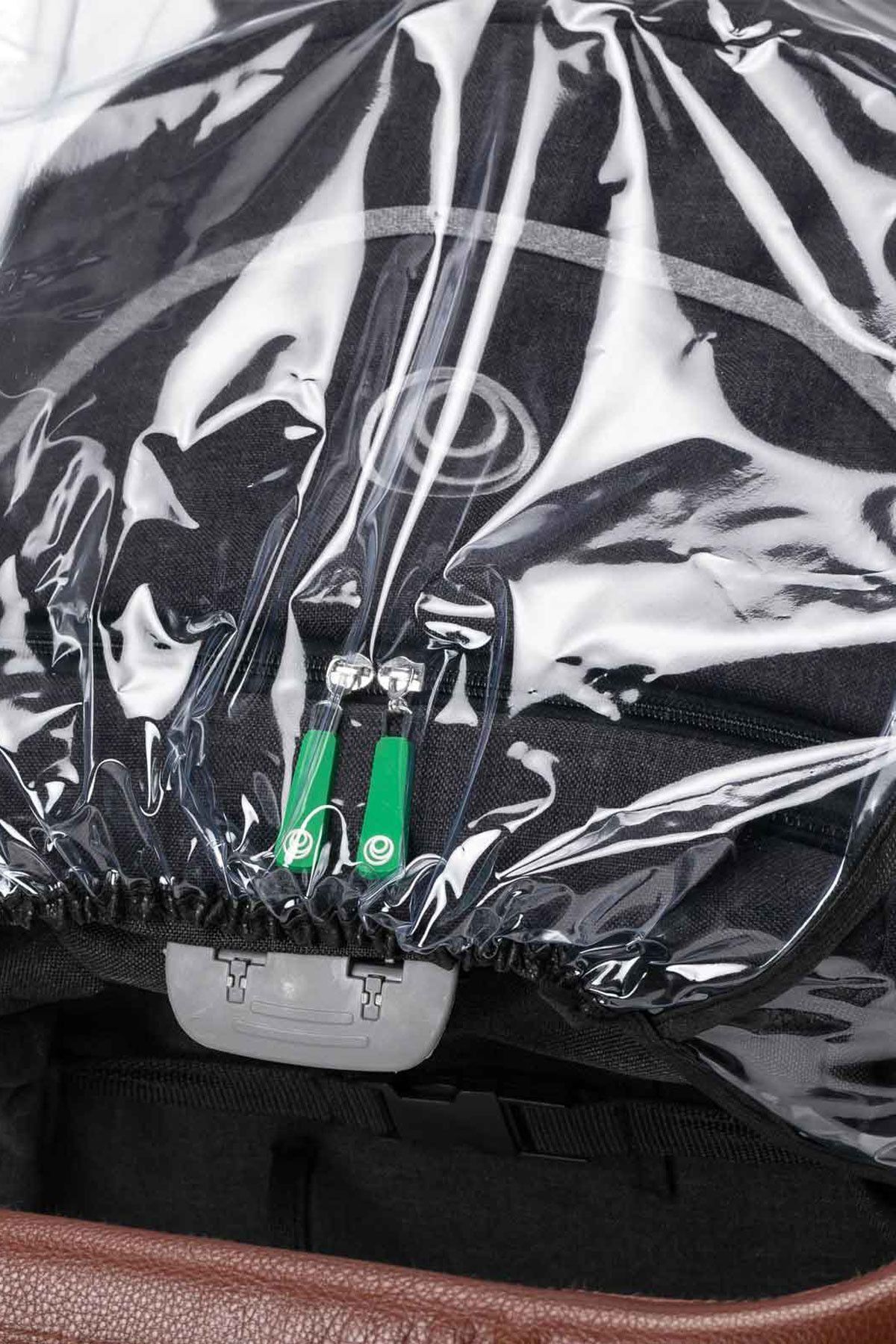 MorPort Fermuarlı Bebek Arabası Yağmurluğu Siyah Bütün Bebek Arabalarına Uyumludur FERMUARLI-PENCERELİ fotoğrafı 4 (önizleme)