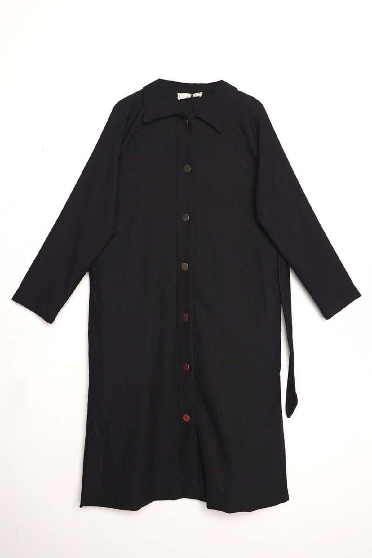 ALLDAY-Black-Workness Collar Button Bellow Cap 6