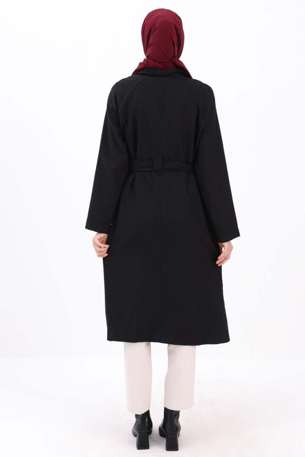 ALLDAY-Black-Workness Collar Button Bellow Cap 4