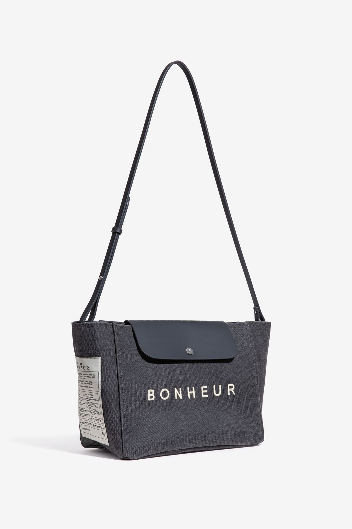 ★OVHEE★ Bonheur Tote Bag Black P00000QG N°4 CANVAS COTTON BAGS – BONHEUR WW