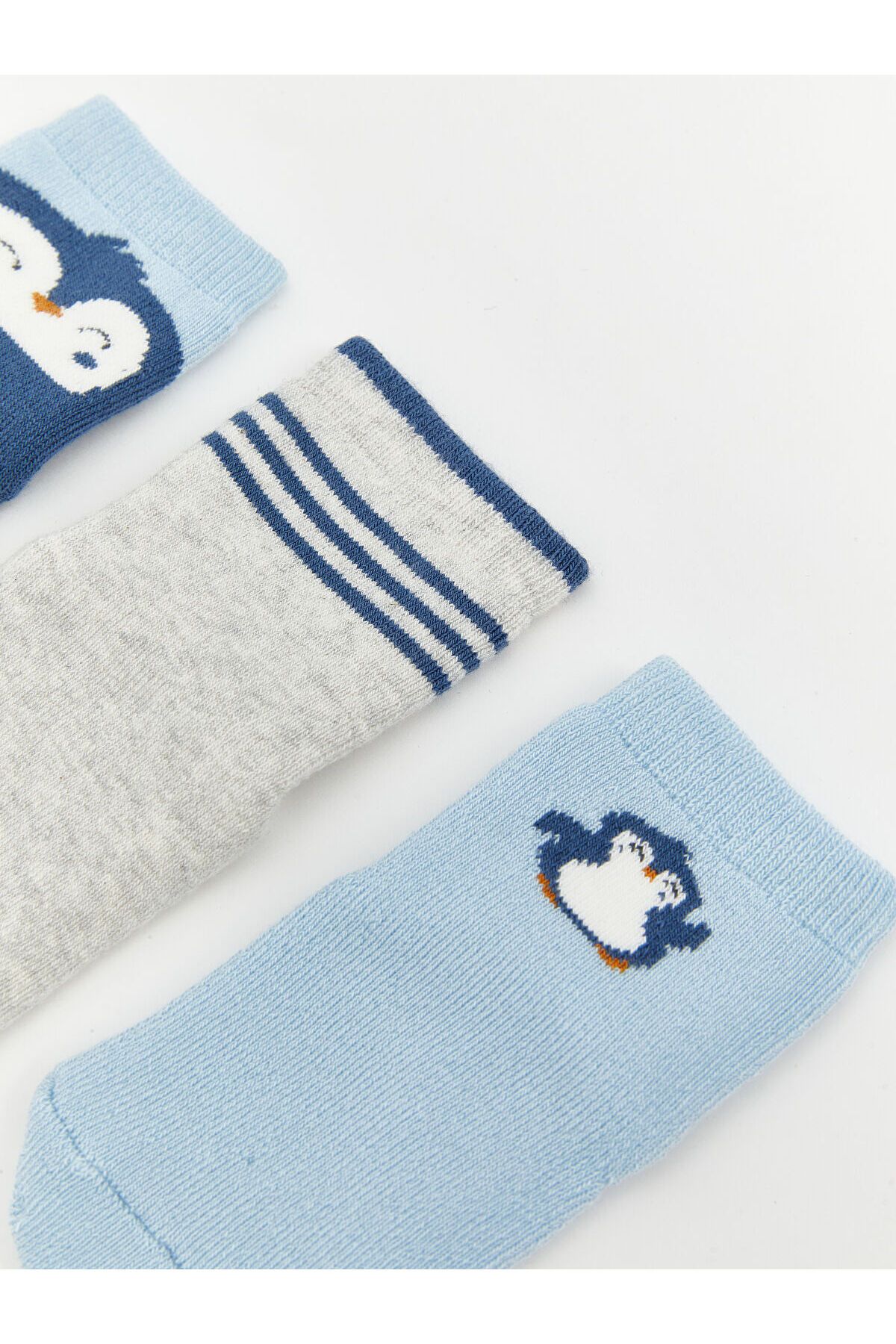 LC Waikiki-Lcwk Printed Baby Boy Socks 3-Piece 2