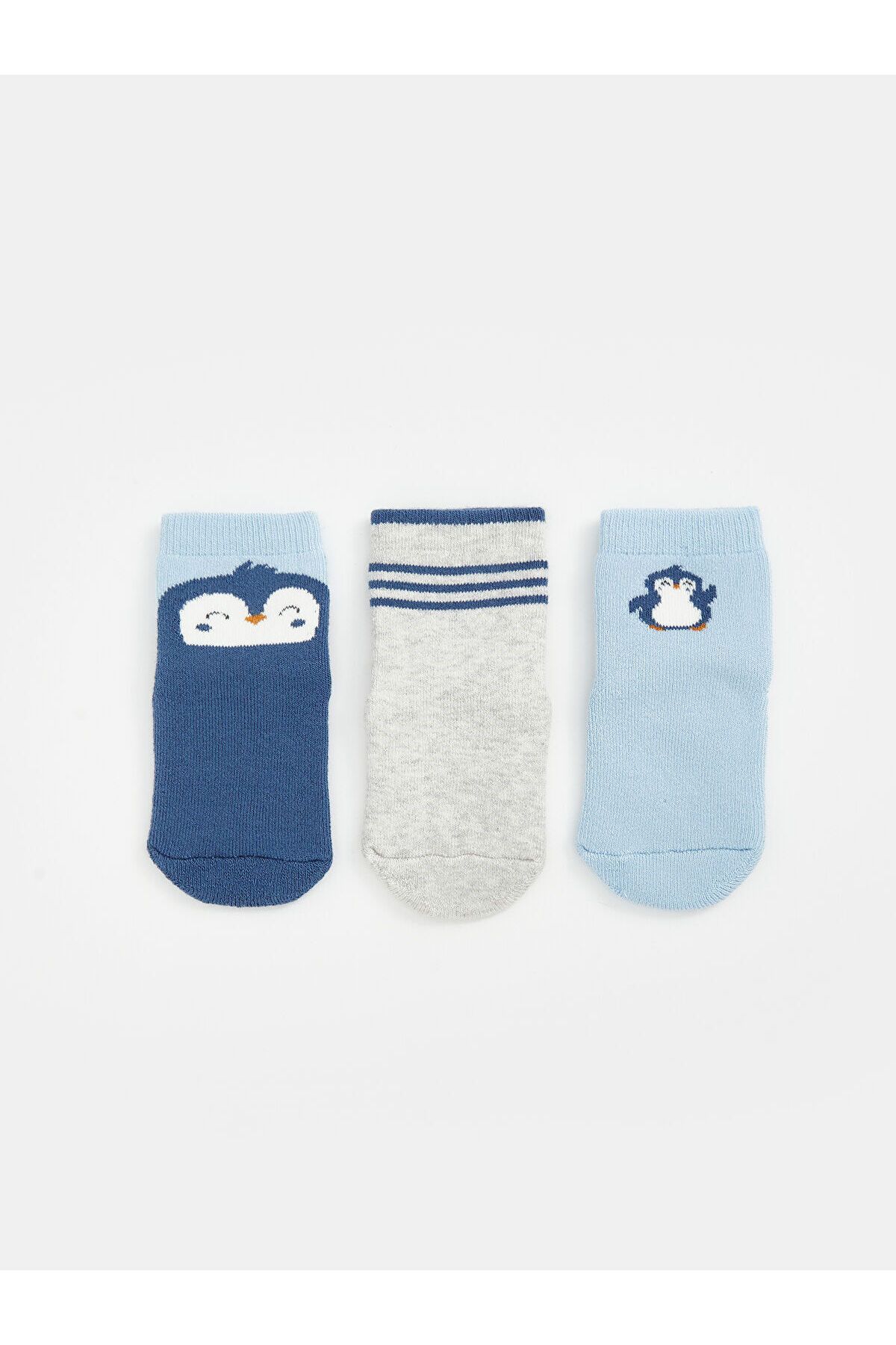 LC Waikiki-Lcwk Printed Baby Boy Socks 3-Piece 1