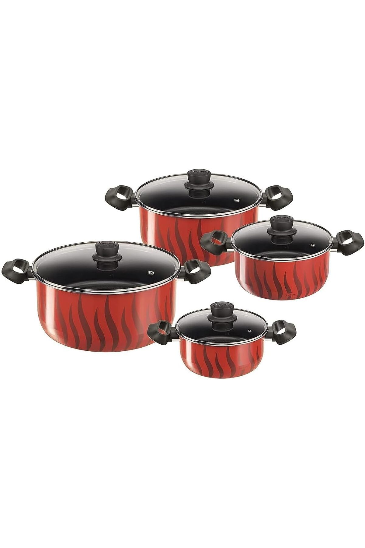 TEFAL Stewpots 8 Pcs Set 18/22/26/30 cm