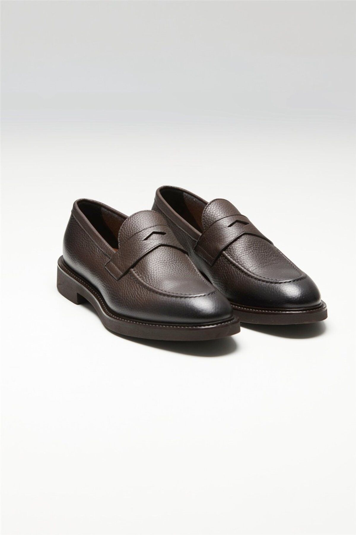 Doucals-Brown Loafer Men's Leather Shoes 2