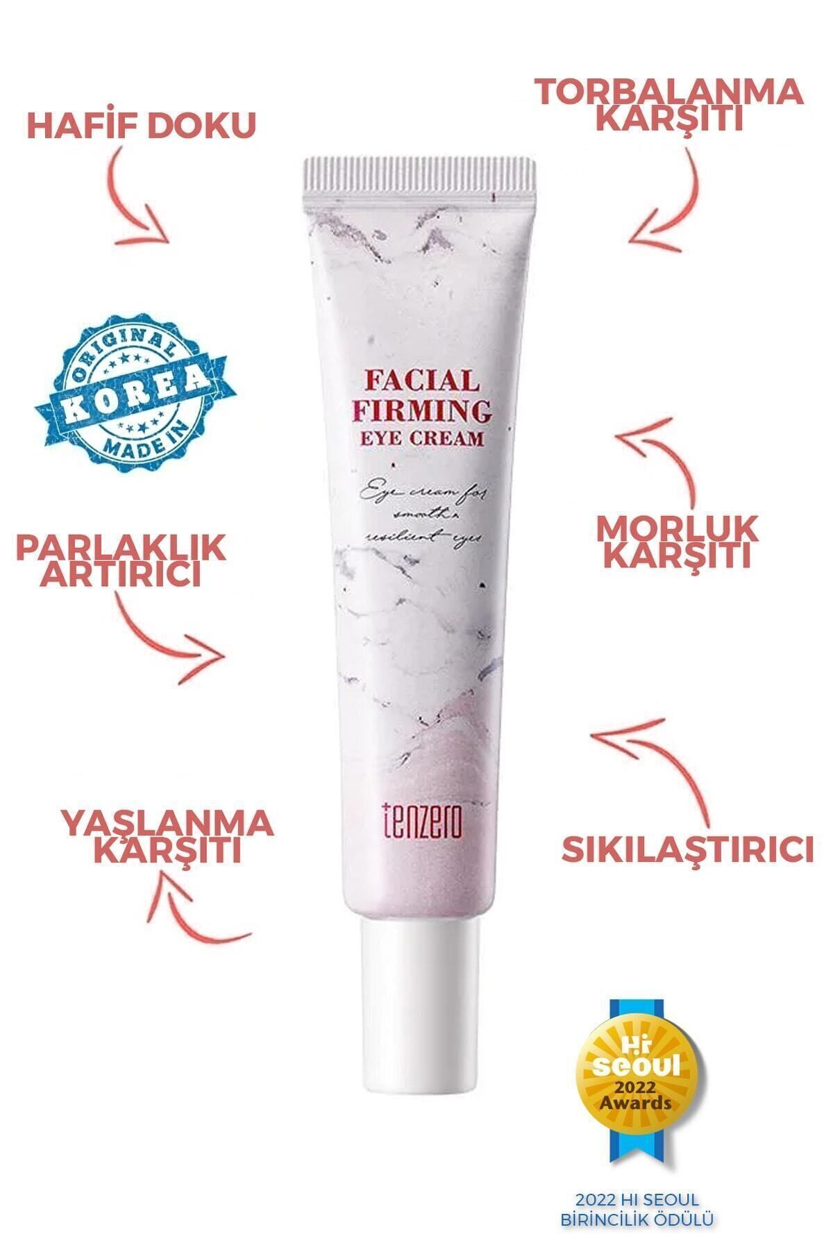 TENZERO Adenozin Içeren Sıkılaştırıcı Ve Yaşlanma Karşıtı Etkili Facial Göz Kremi 12ml