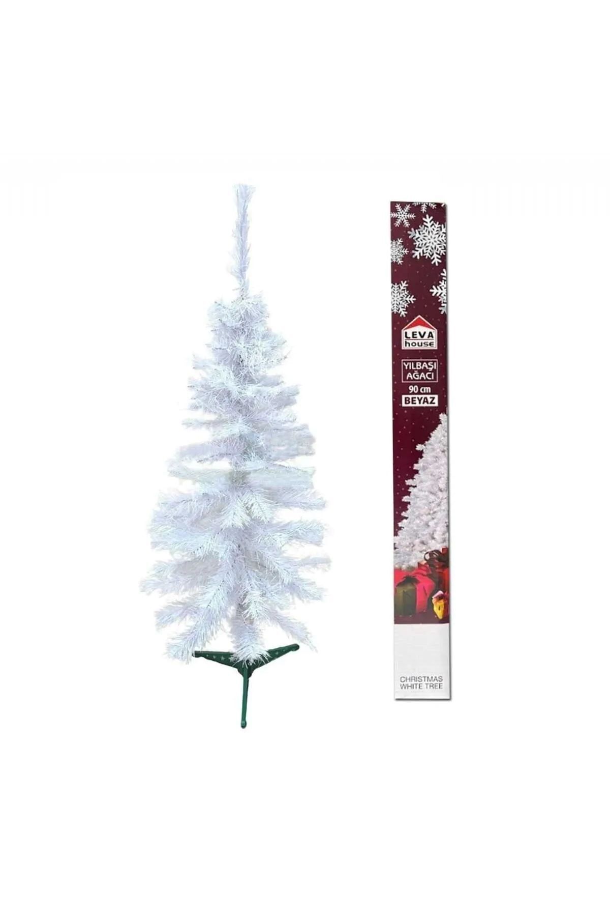 Lider MAGNESİA BEYAZ YILBAŞI AĞACI 90 CM 76 DAL ÇAM AĞACI
