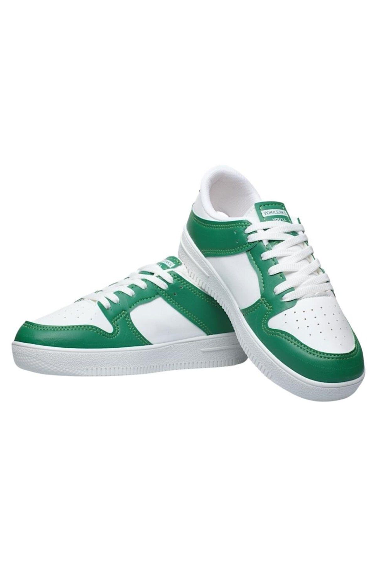 Liger-Unisex Sports Sneaker Shoes White - Green 4