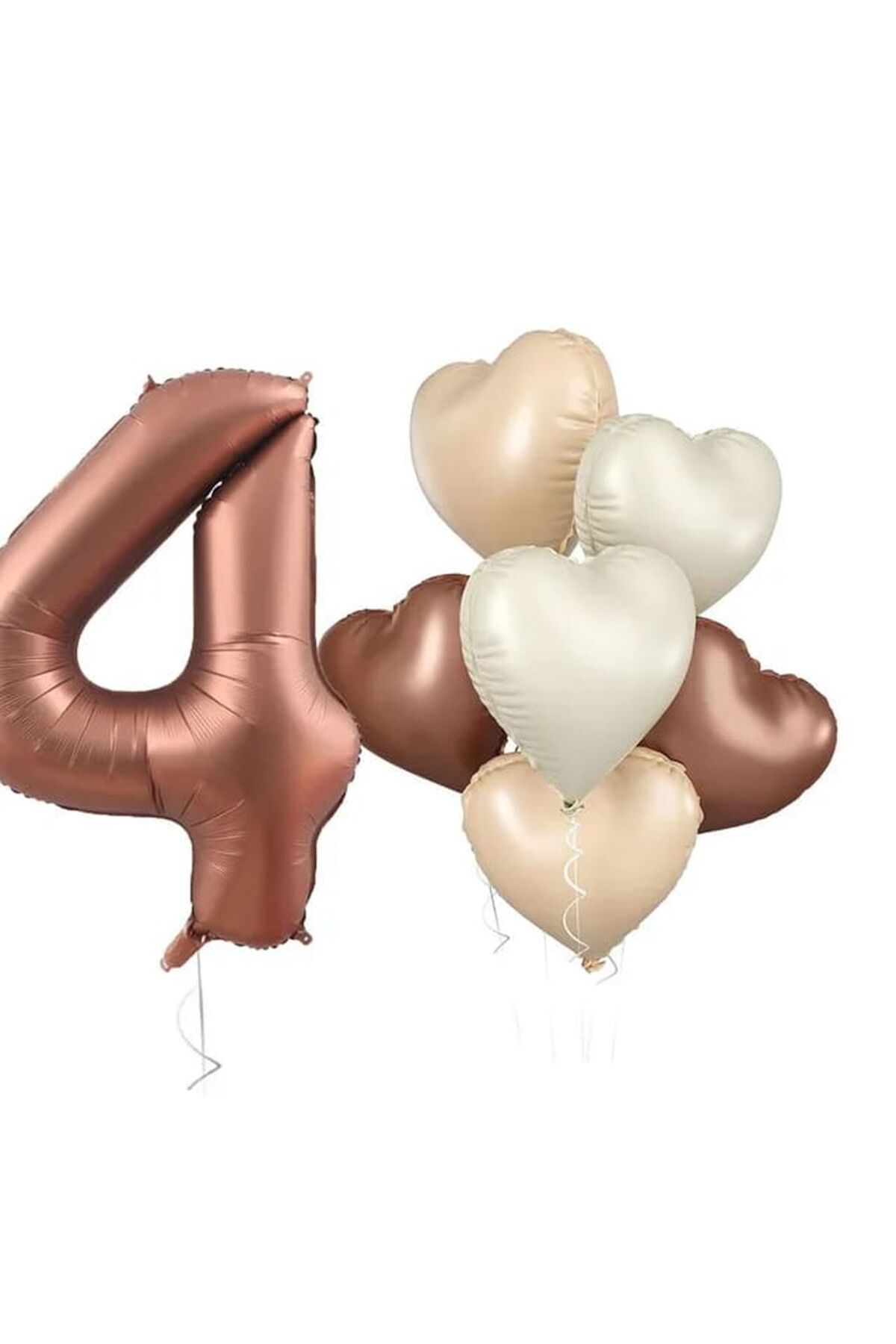 DÜVENCİ TİCARET-Caramel Color Age Balloon Set 1