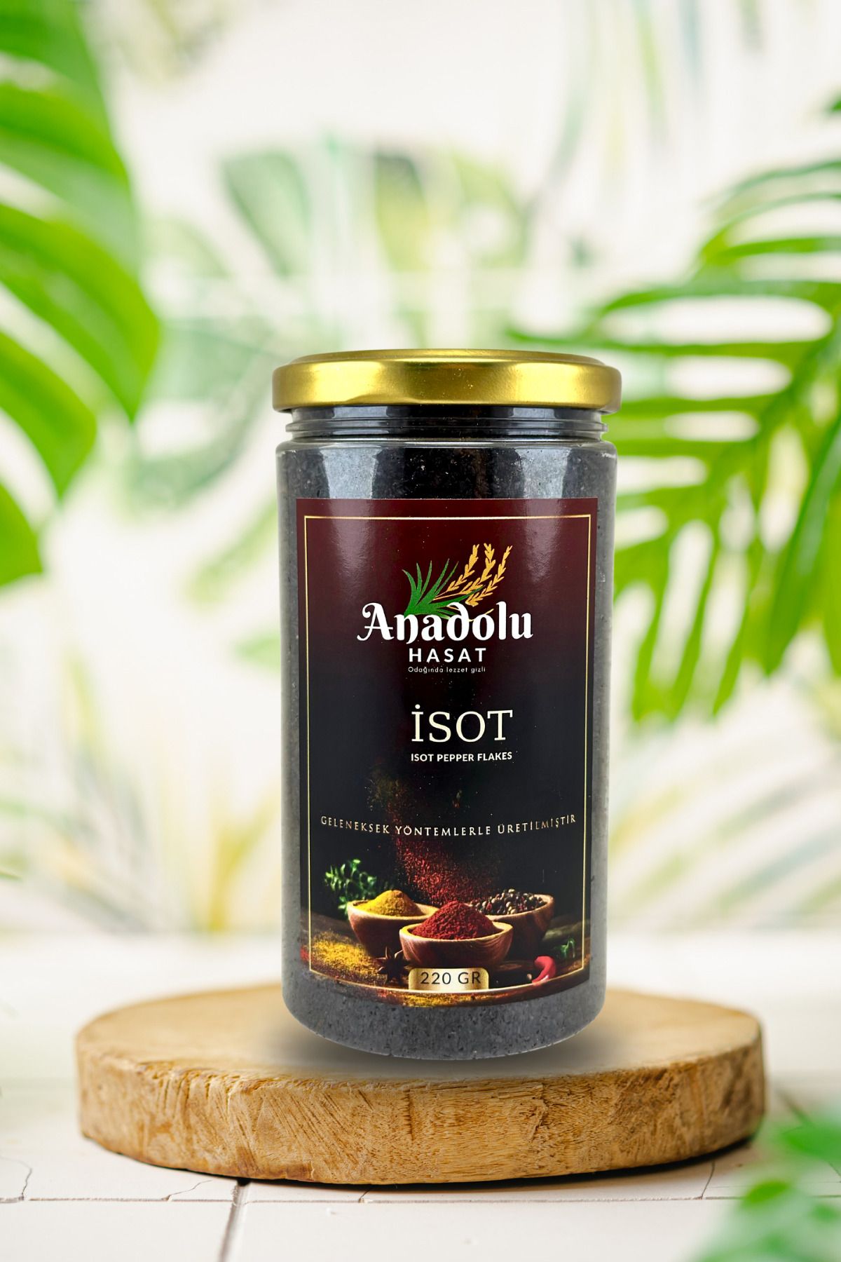 ANADOLU HASAT Halis İsot Biber 220Gr Kavanoz, İsot