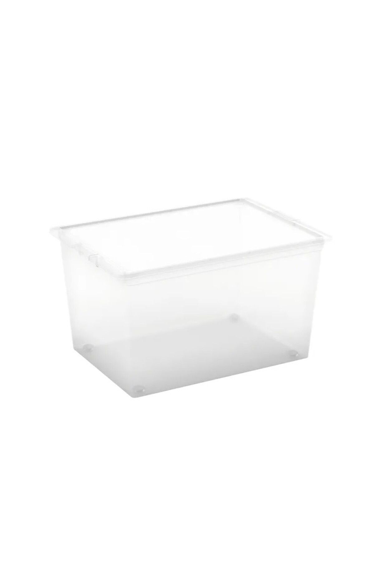 Keter-C-Box XL Transparent Storage Container with Wheels 50L - Spacious and Durable 1