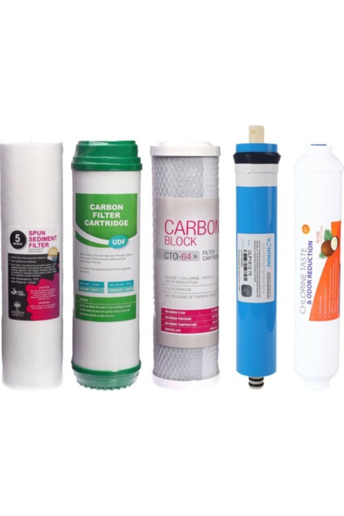 SULOOK Aqualine Açık Kasa 5 Aşamalı Filtre Sistemi