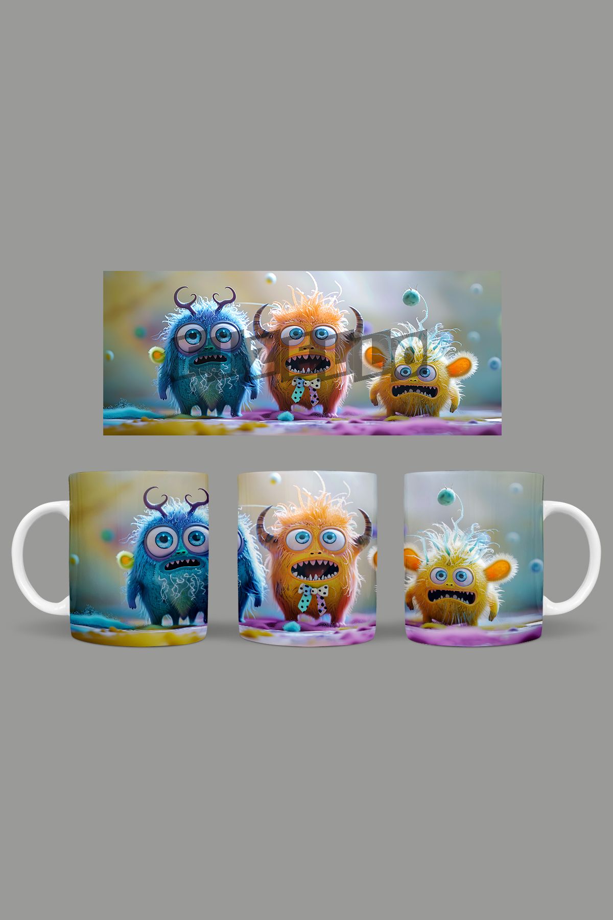 Fizello-Cute Baby Monsters - Cute Baby Monsters Mug Gift Presentation Dowry Coffee Cup 1