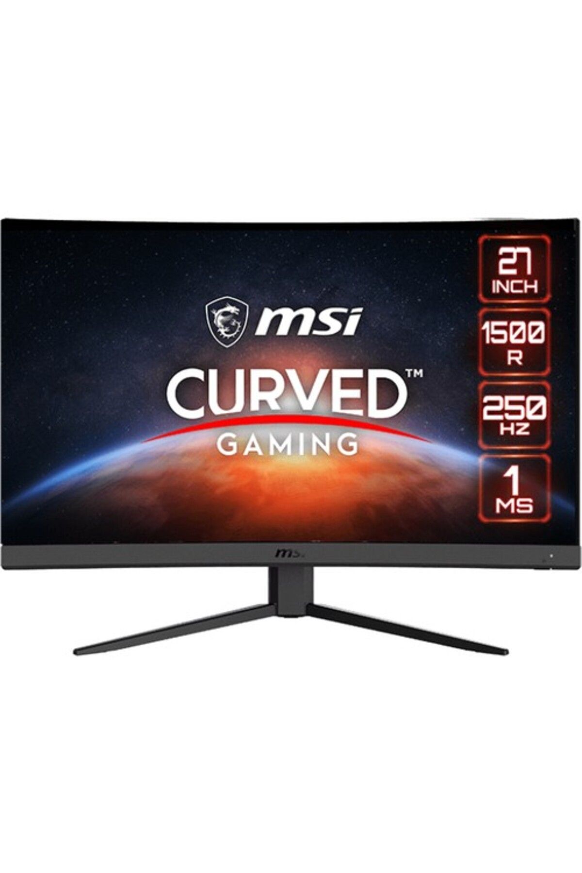 MSI 27" Optıx G27c4x 250hz 1ms Va Curved Freesync Premium Gaming Monitör