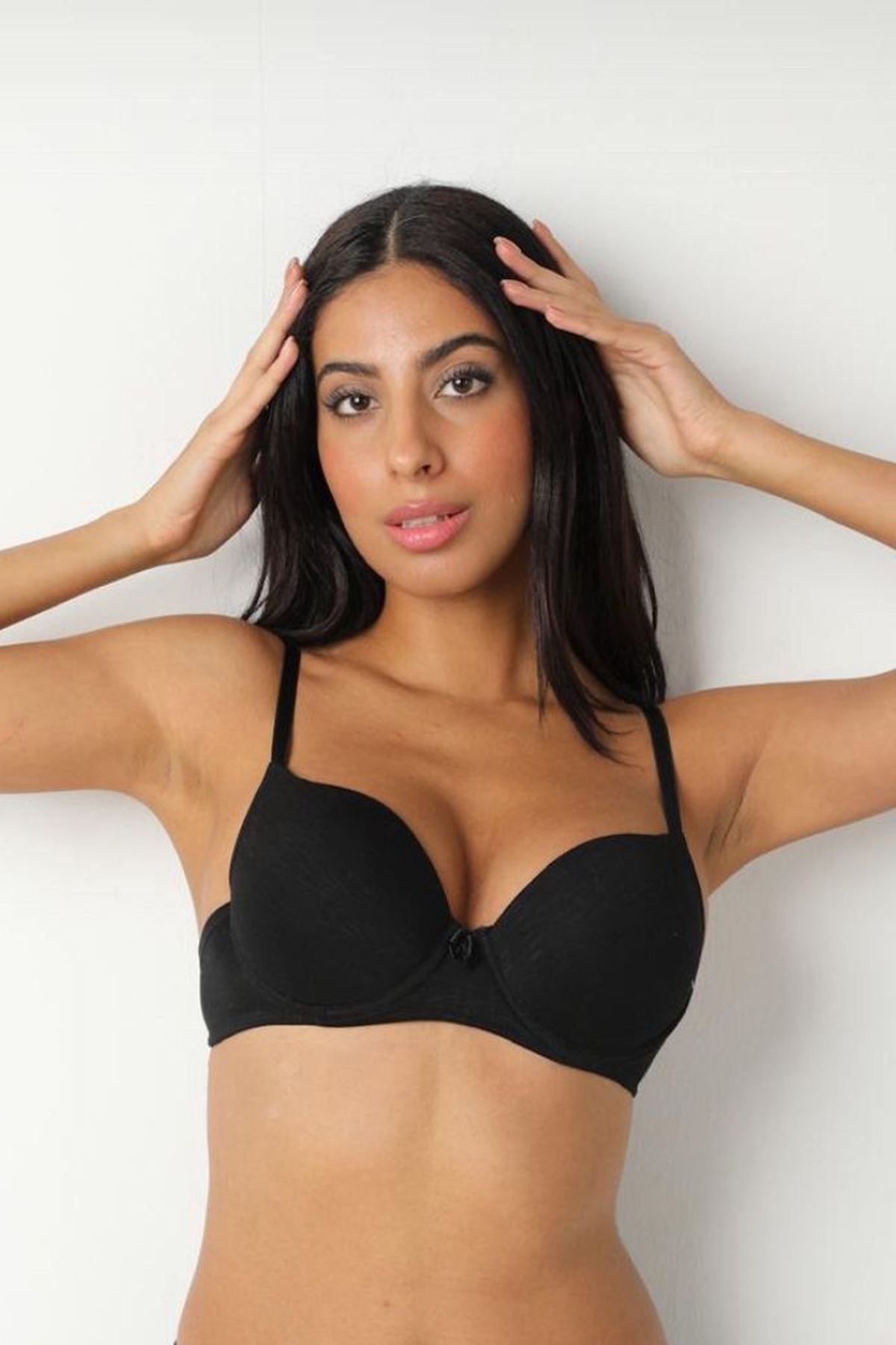 TAKE İT TOO-Black Padded Free Filam Bra - 2528.1783-B 2