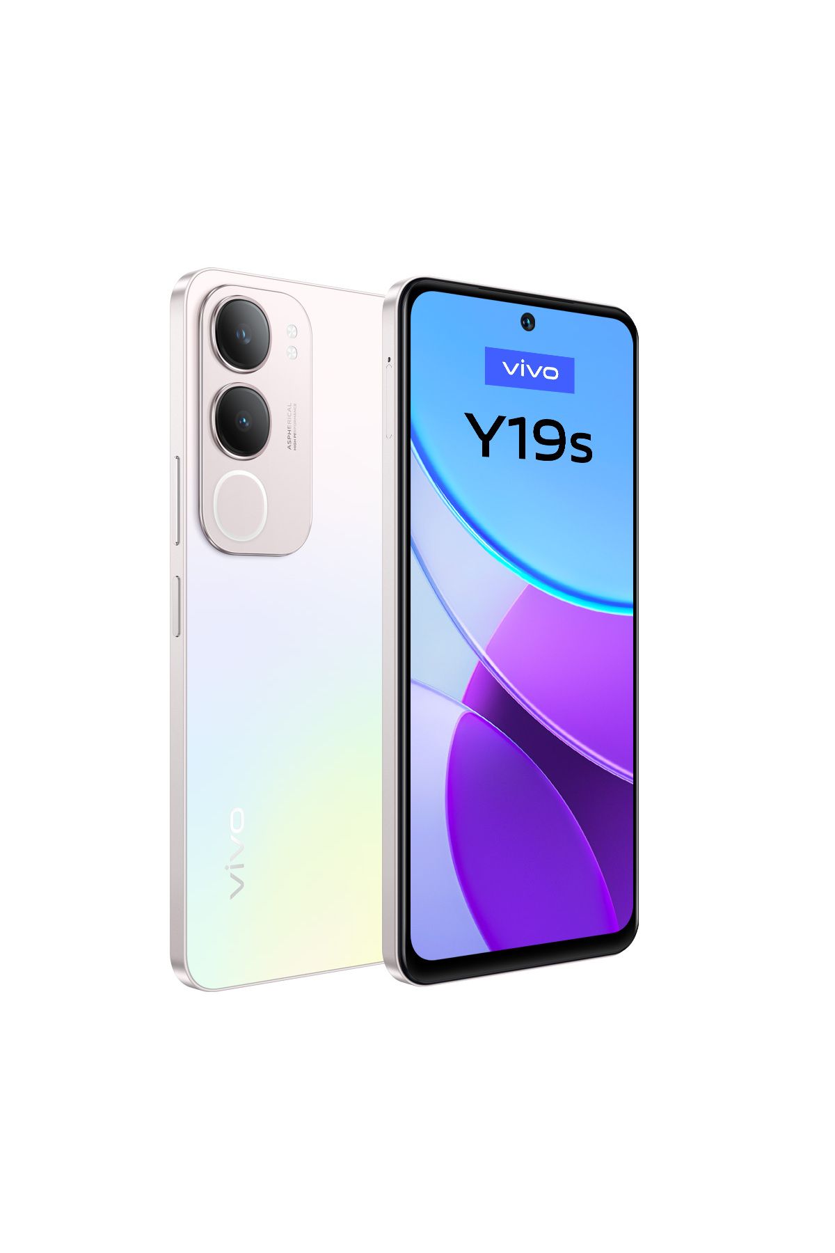 vivo Y19s 128 GB 4GB Işıltılı Gümüş