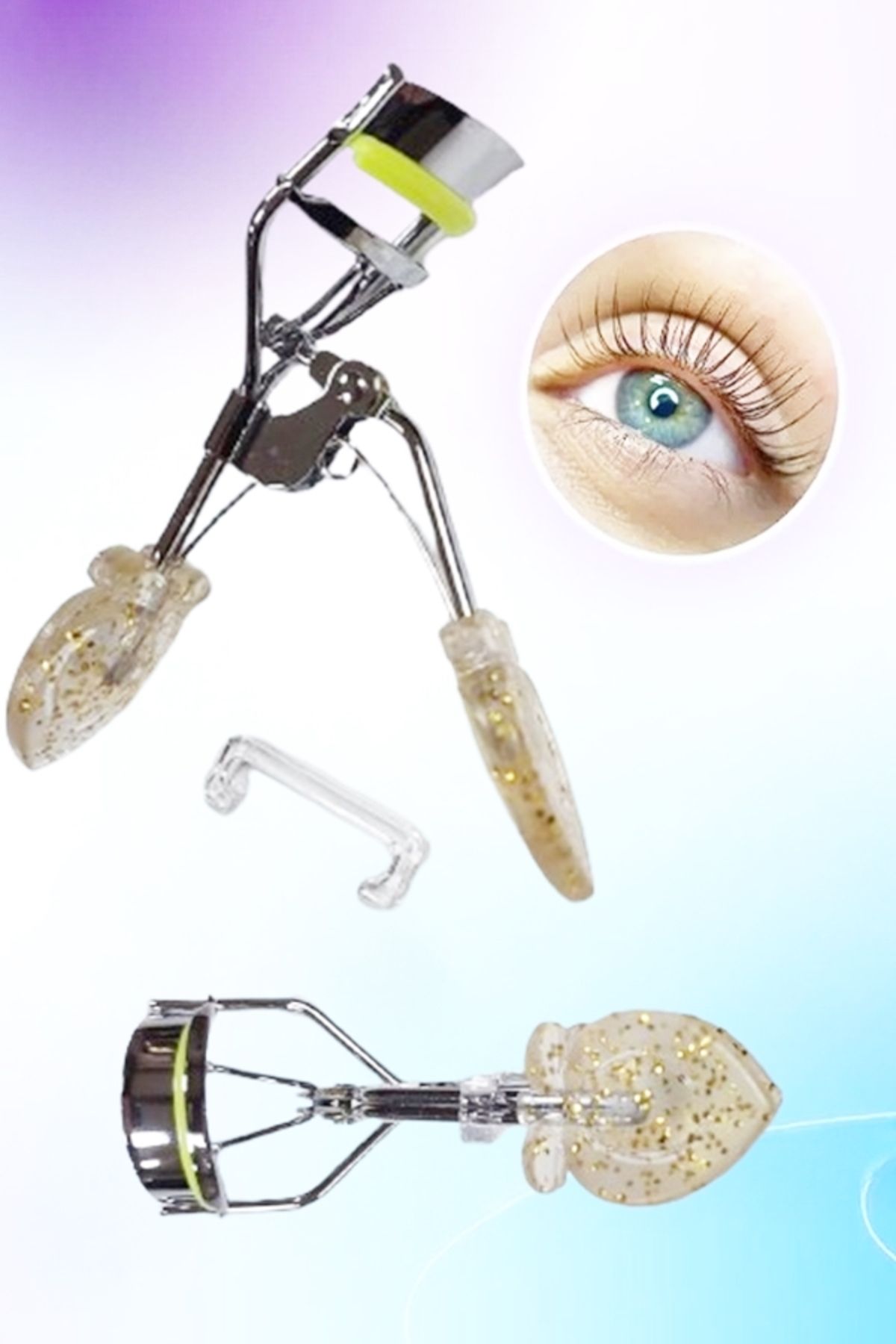 xolo Simli 3 Kat Güçlendirici Silikon Kirpik Kıvırıcı Eyelash Curler