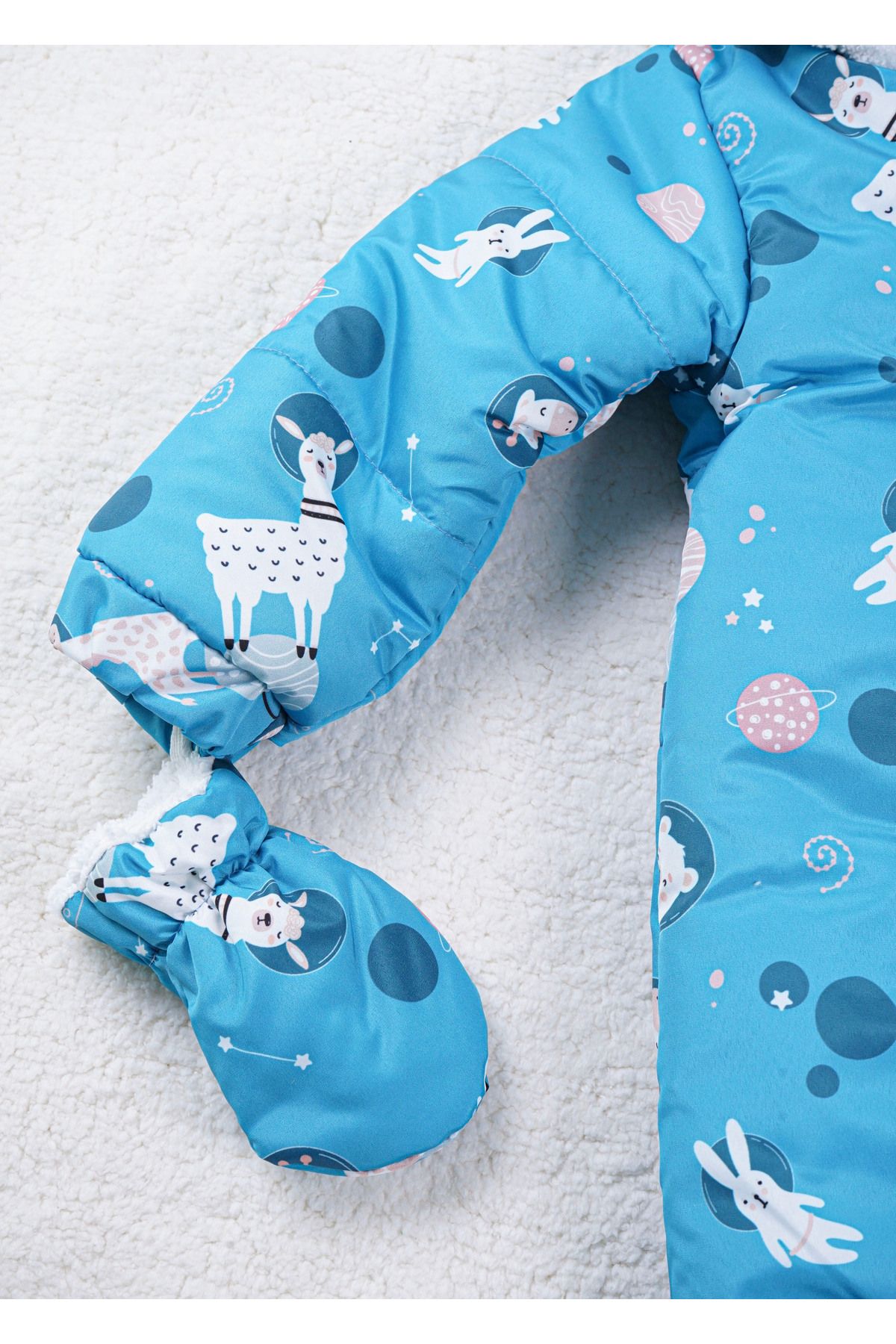 Baby Minty-Space Printed Baby Astronaut Jumpsuit 2