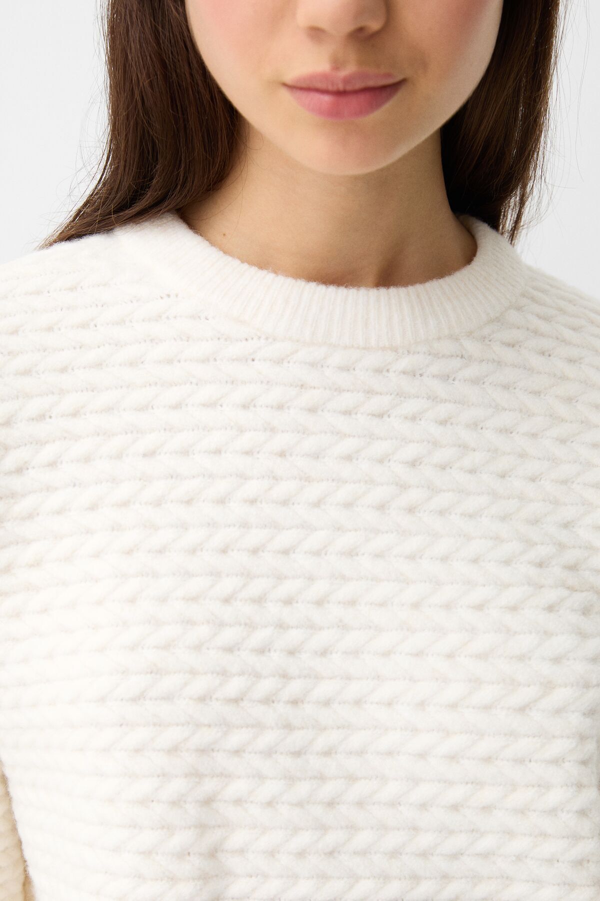 Bershka-Herringbone sweater 4