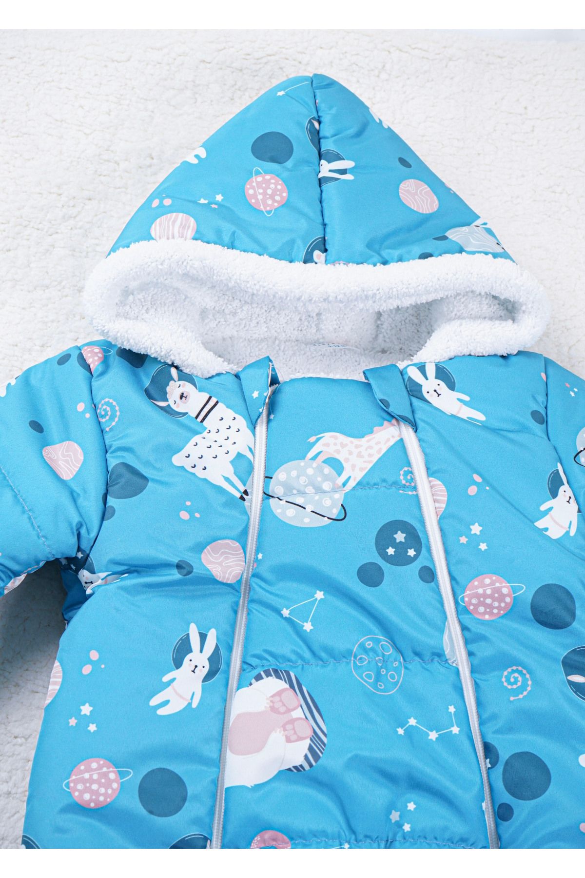 Baby Minty-Space Printed Baby Astronaut Jumpsuit 5