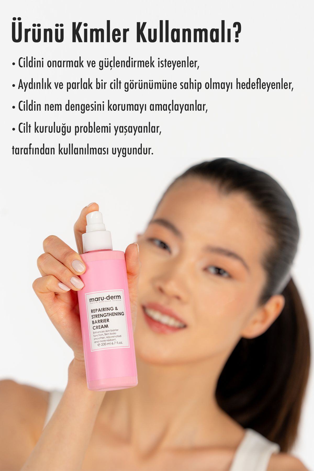 Maru.Derm Maruderm Bariyer Onarıcı & Güçlendirici Ceramide Cilt Bakım Kremi 200 Ml-4