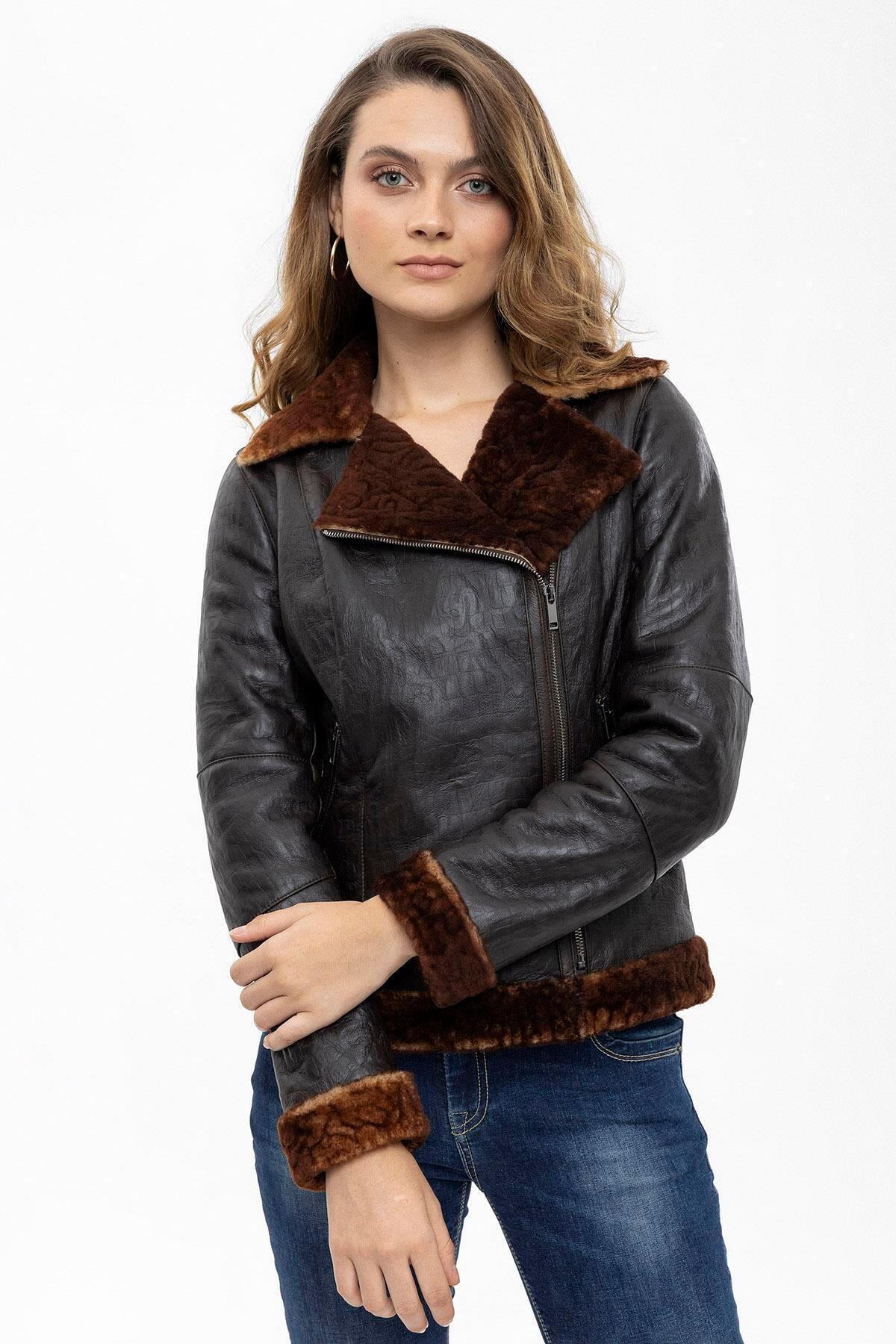 iKiGAi the city-braune Lederjacke 2